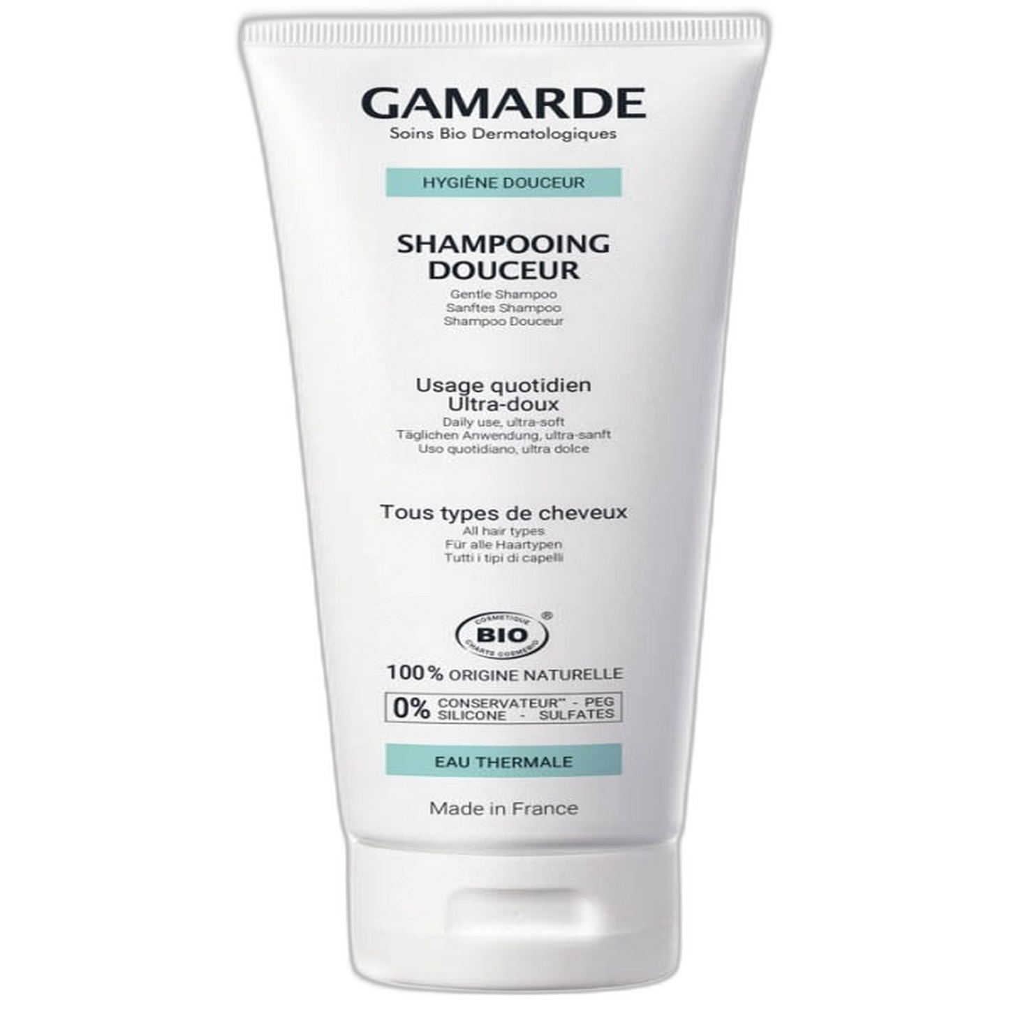 【Gamarde】温和洗发水(有机)200 mL <6.8 fl oz>