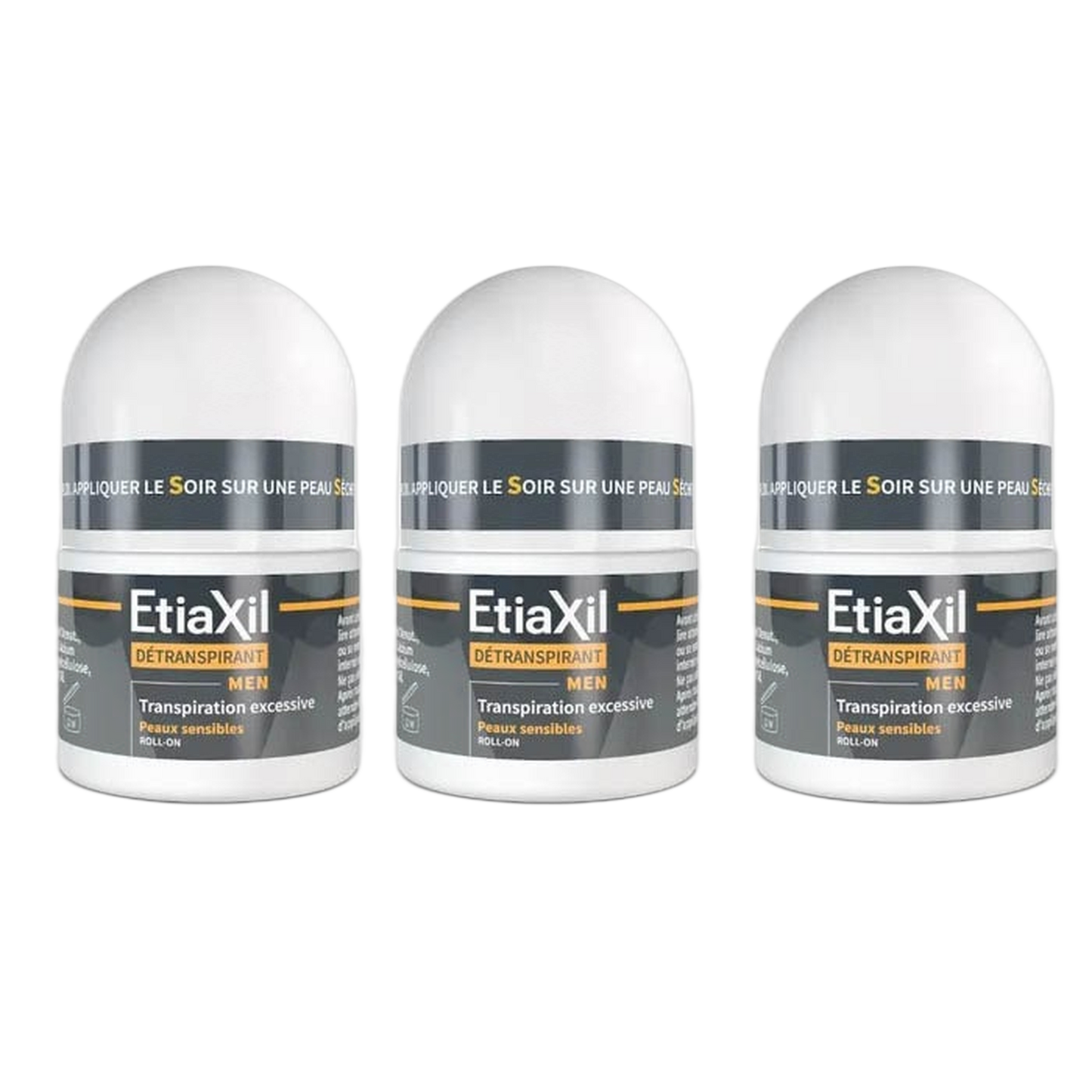 【Etiaxil】DETRANSPIRANT MEN SENSITIVE SKIN ROLL‑ON 15ml <0.5 fl oz> 3pc