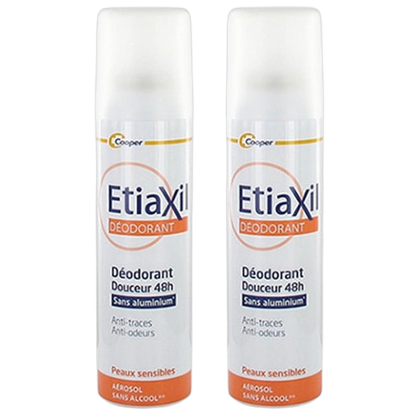 【Etiaxil】DEODRANT DOUCEUR SPRAY 48H SANS SELS D'ALUMINUM 150ml <5.1 fl oz> 2pc