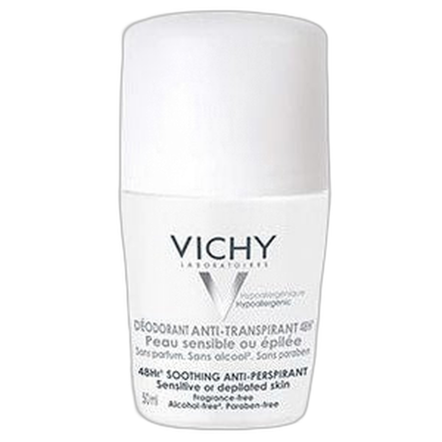 【Vichy】48小时抗汗滚珠除臭剂 敏感肌肤 50 mL <1.7 fl oz> 2件套