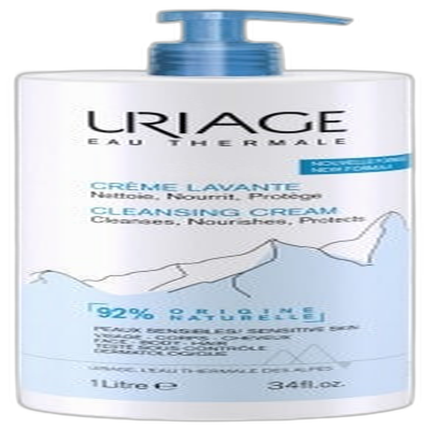 【Uriage】敏感肌・デリケート肌用クレンジングクリーム 1000 mL <33.8 fl oz>