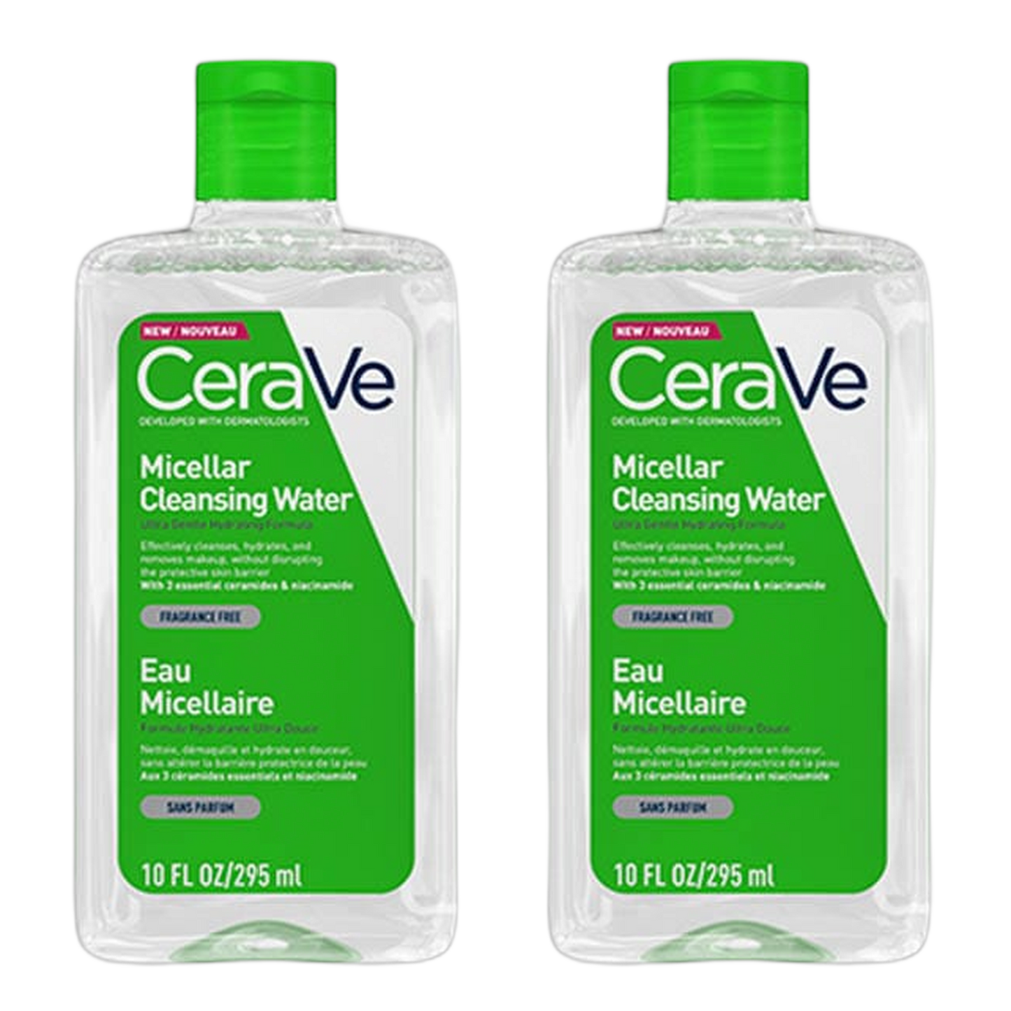 【CeraVe】MICELLAIRE CLEANSING WATER 295ml <9.98 fl oz> .2pc