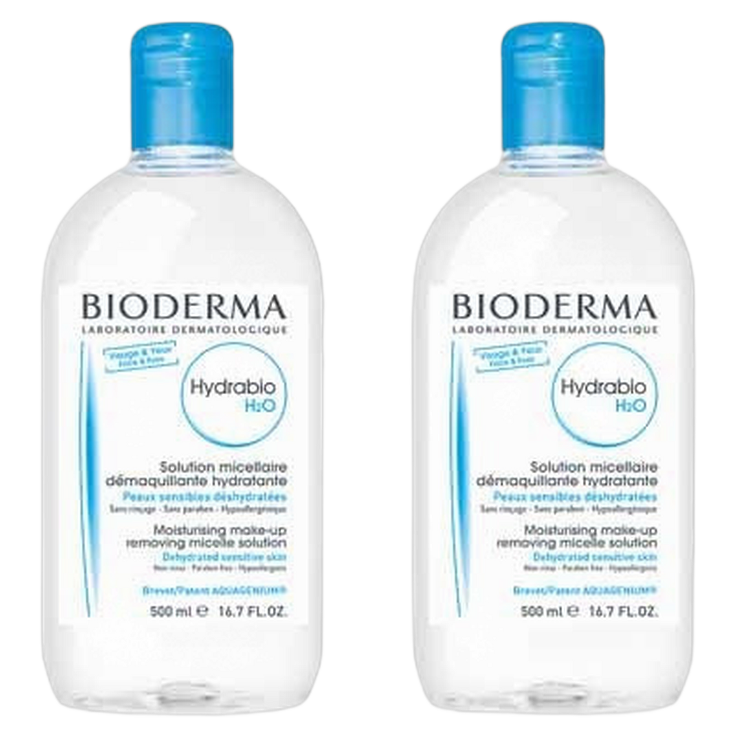 【BIODERMA】 HYDRABIO H2O 500ml <16.9 fl oz> 2pc