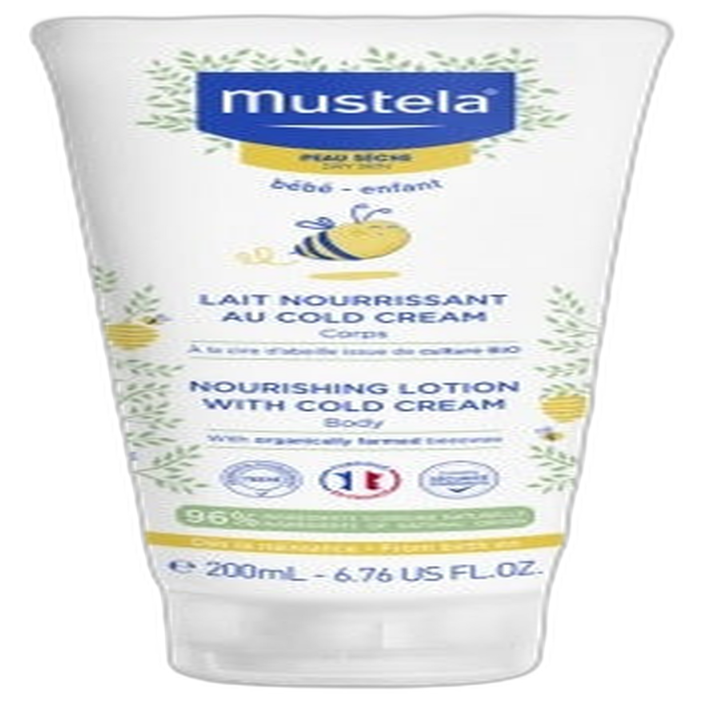 【Mustela】滋養乳液含冷霜與蜂蠟 200 mL <6.8 fl oz>