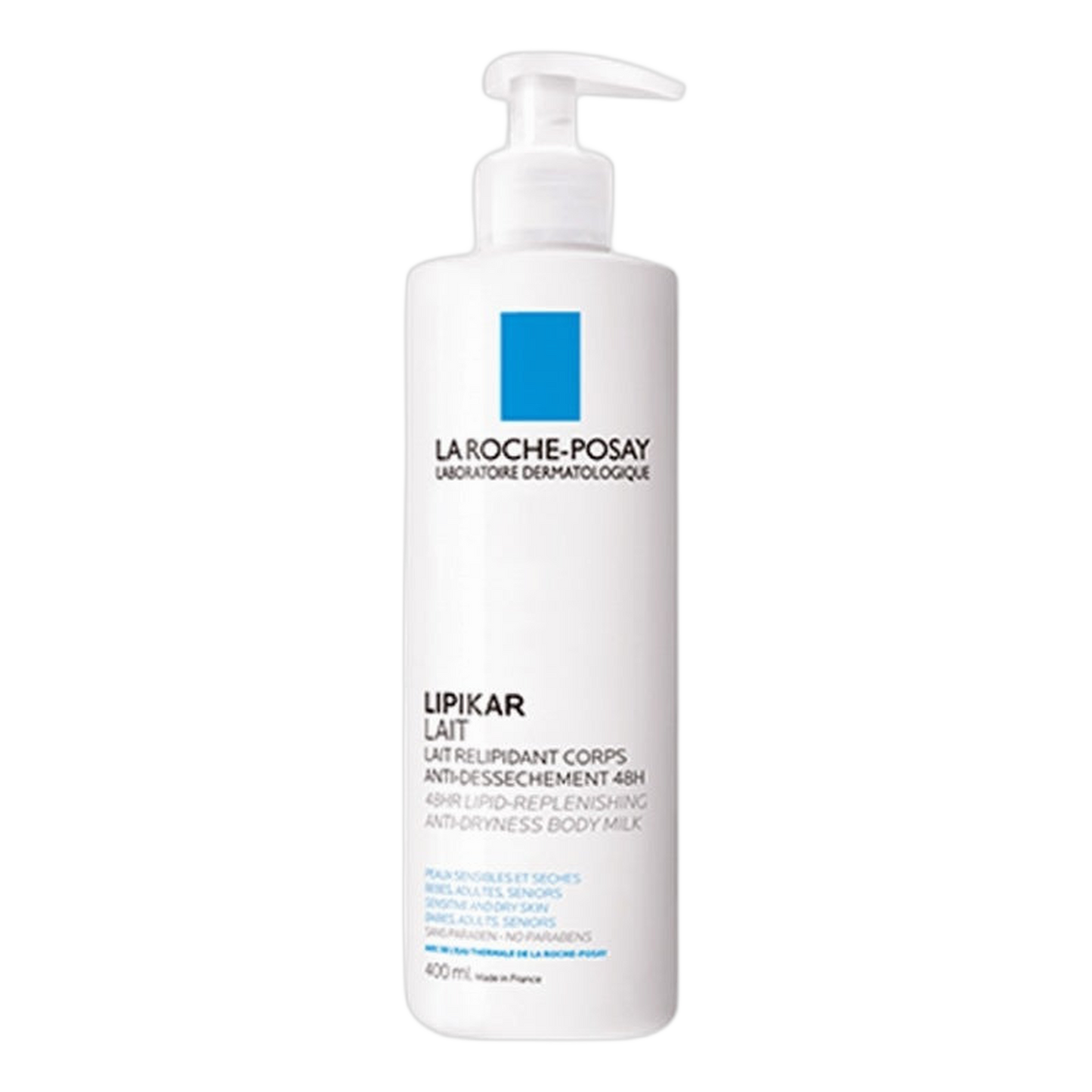 【LA ROCHE POSAY】LIPIKAR LAIT RELIPIDANT CORPS ANTI-DESSECHEMENT 48h400ml <13.53 fl oz>