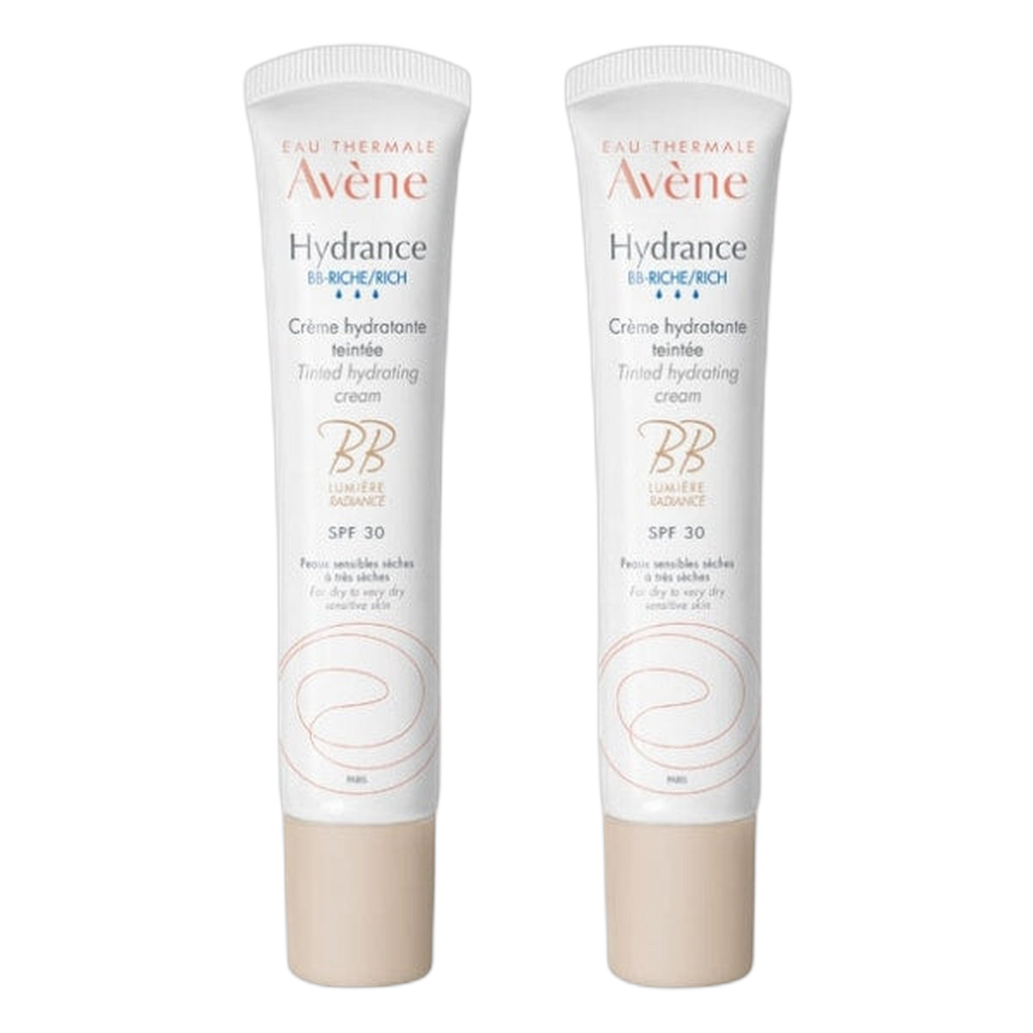 【AVENE】 HYDRANCE BB-RICHE CREME HYDRATANTE TEINTEE SPF30 40ml <1.35 fl oz> 2pc