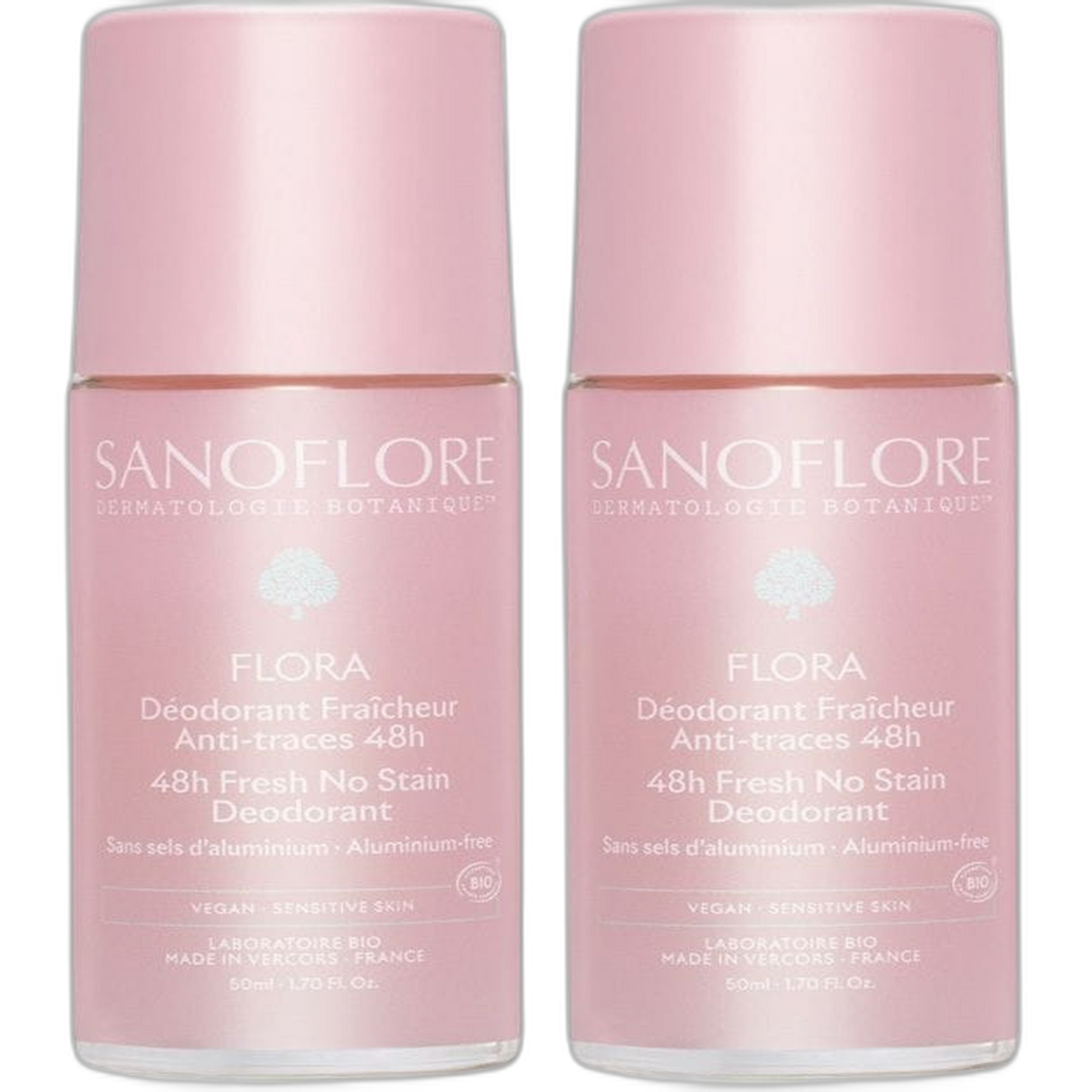 【Sanoflore】デオドラント 48時間持続 50 mL <1.7 fl oz> 2個セット