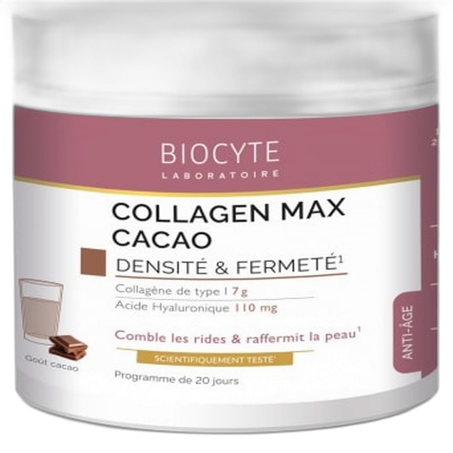 【BIOCYTE】コラーゲンマックス アンチエイジ カカオ 260 g <9.17 oz>