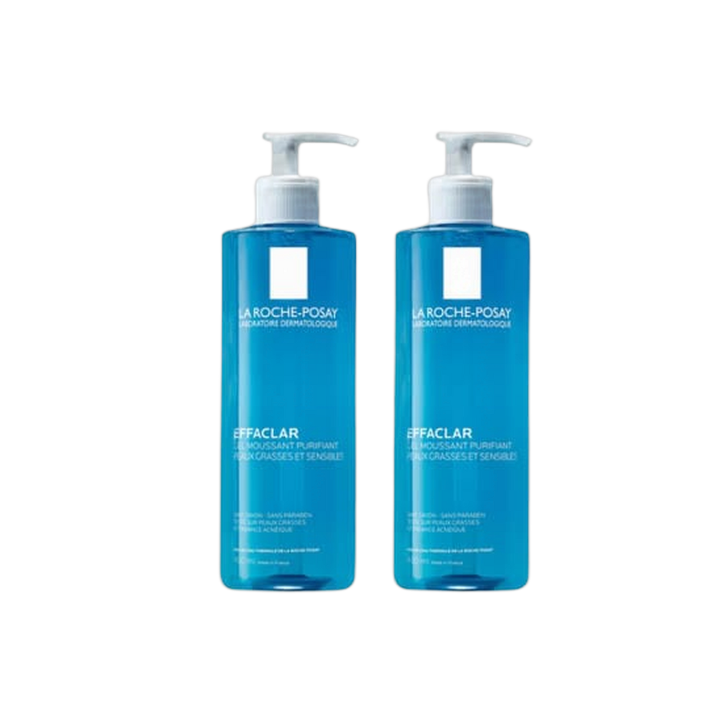 【LA ROCHE POSAY】EFFACLAR GEL MOUSSANT PURIFIANT SANS SAVON 400ml <13.53 fl oz> 2pc