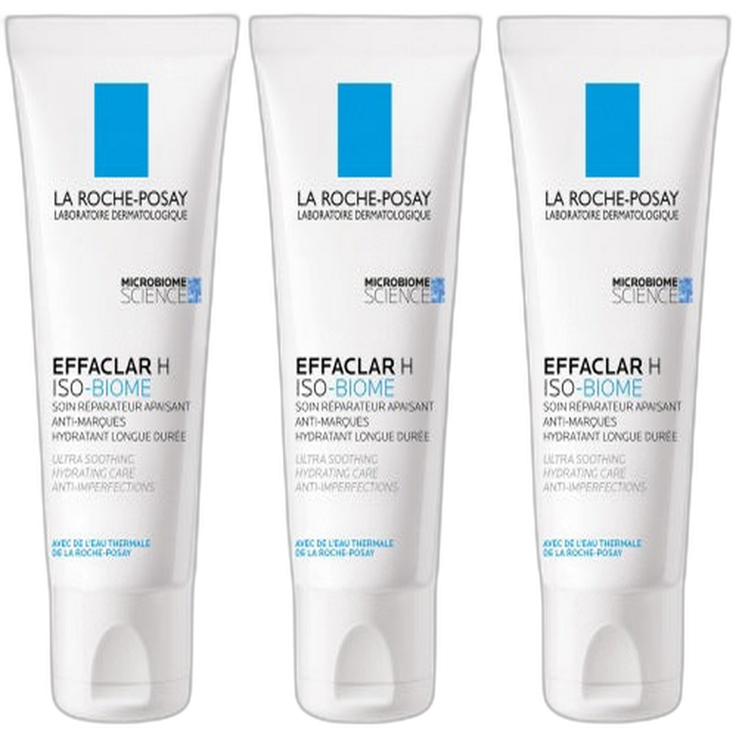 【La Roche-Posay】Effaclar H Iso-Biom 舒緩修復護理 去痕 40 mL <1.4 fl oz> 3件組