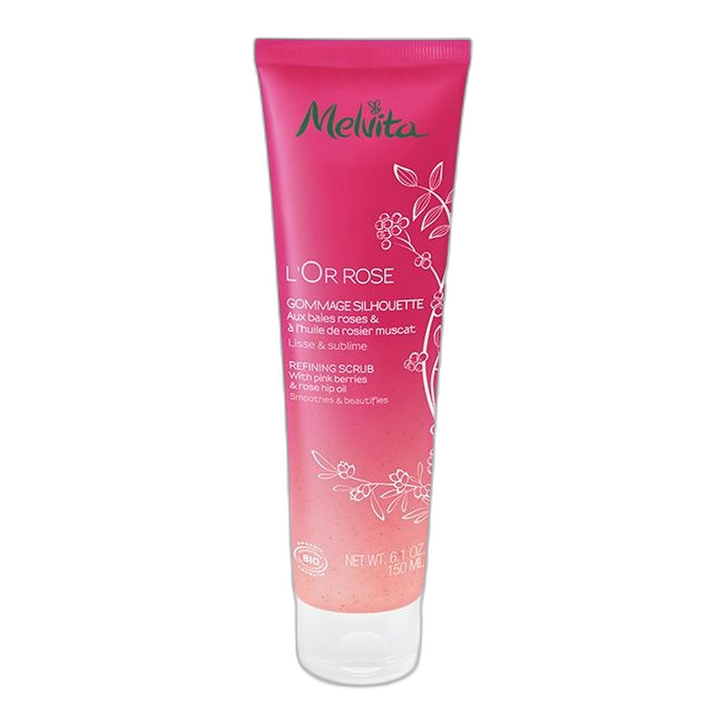 【Melvita】玫瑰金身形去角質霜 150 mL <5.1 fl oz>