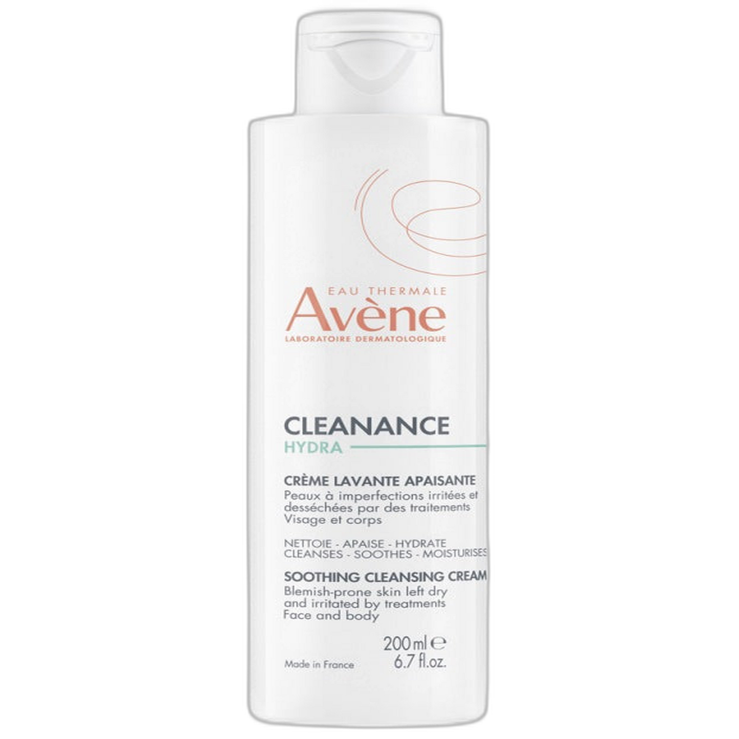 【Avène】クリーナンス ハイドラ ソーティング クレンジングクリーム 200 mL <6.8 fl oz>