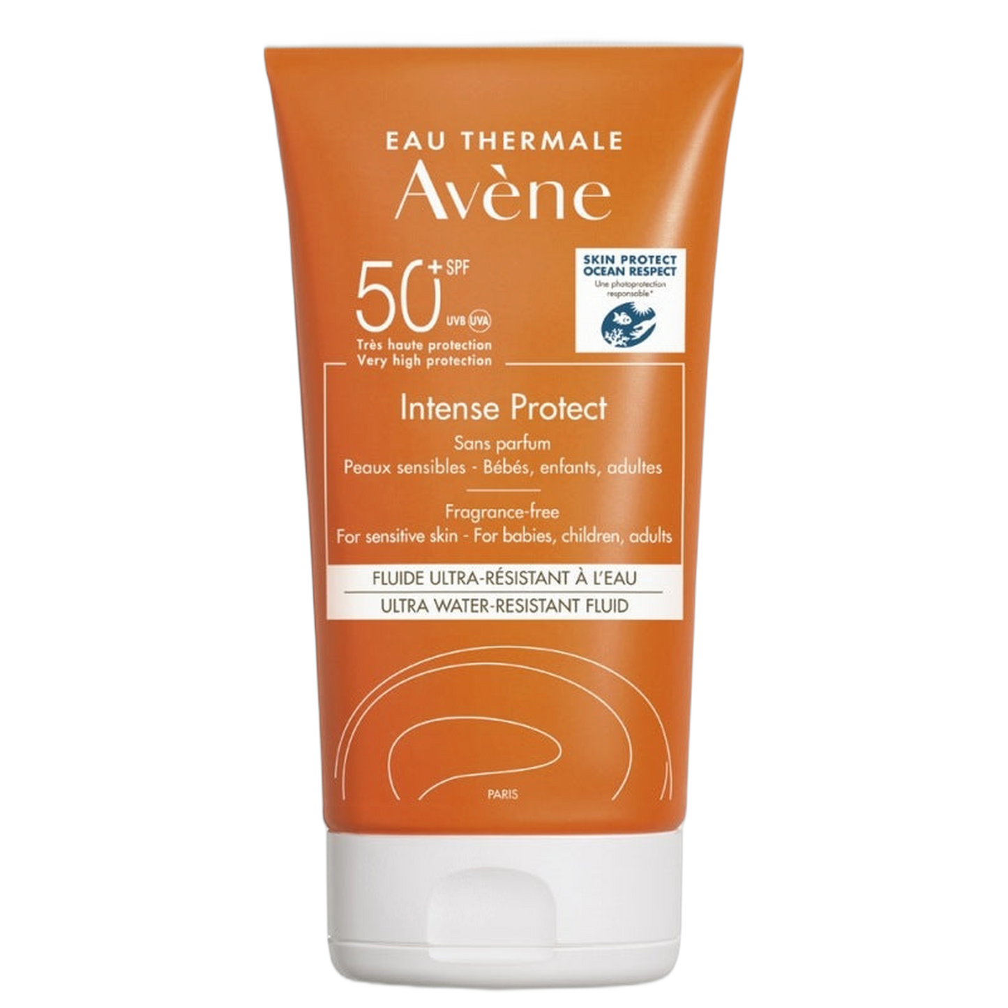 【AVENE】 INTENSE PROTECT FLUIDE ULTRA-RESISITANT A L'EAU SPF50+ 150ml <5.07 fl oz>