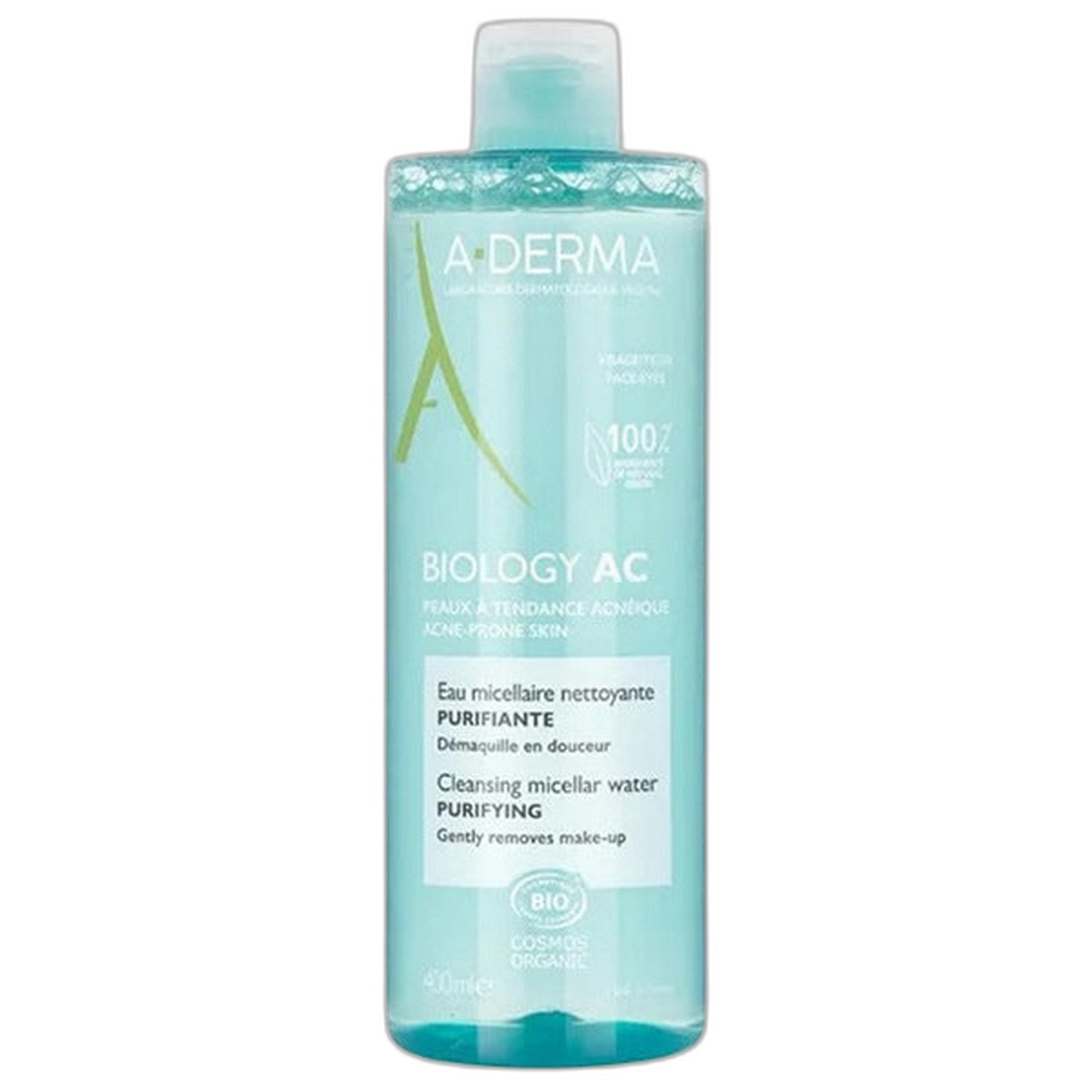 【A-DERMA】バイオロジー AC ミセラー クレンジング ピュリファイング ウォーター 400 mL <13.5 fl oz>