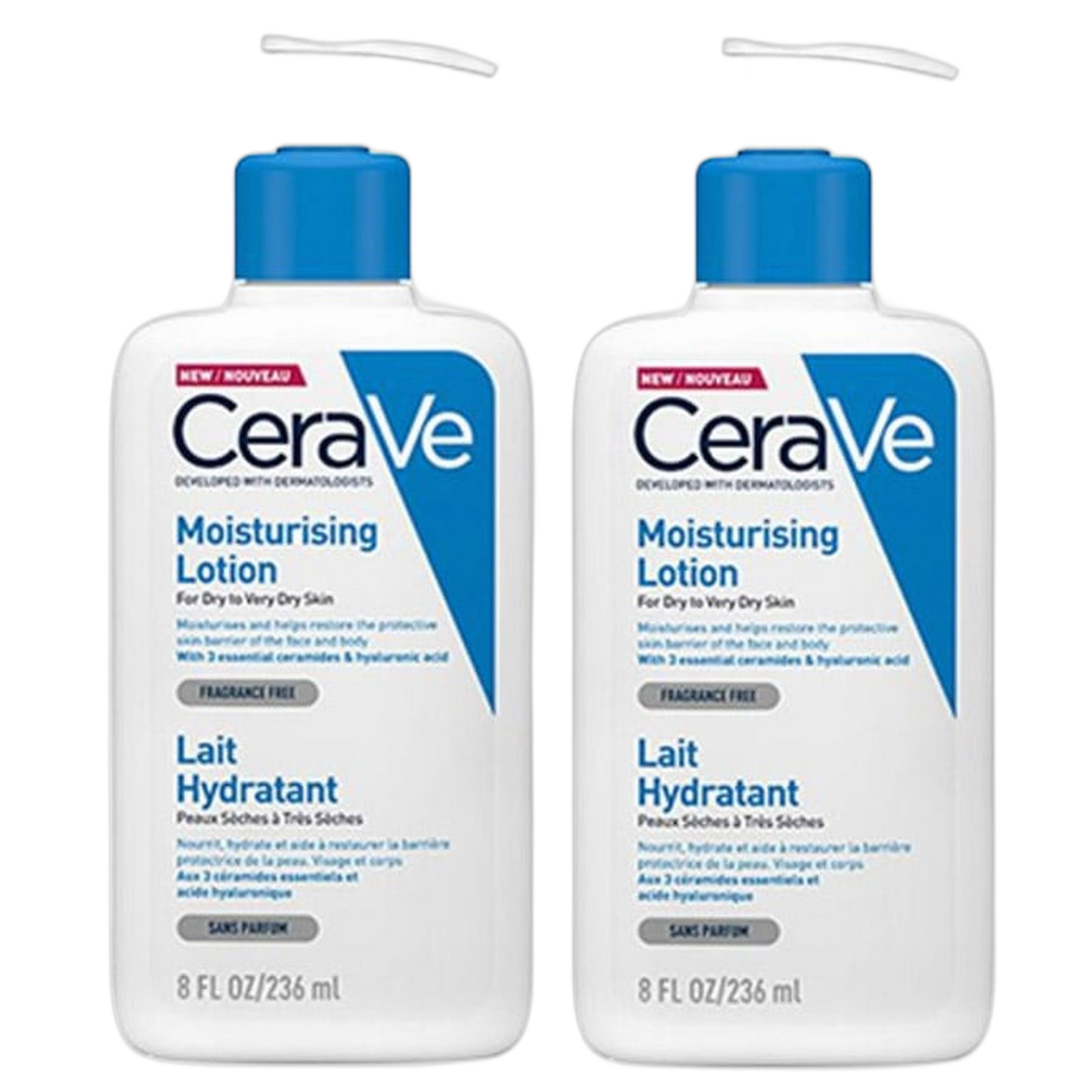 【CeraVe】 MOISTURISING LOTION 236ml <7.98 fl oz> 2pc