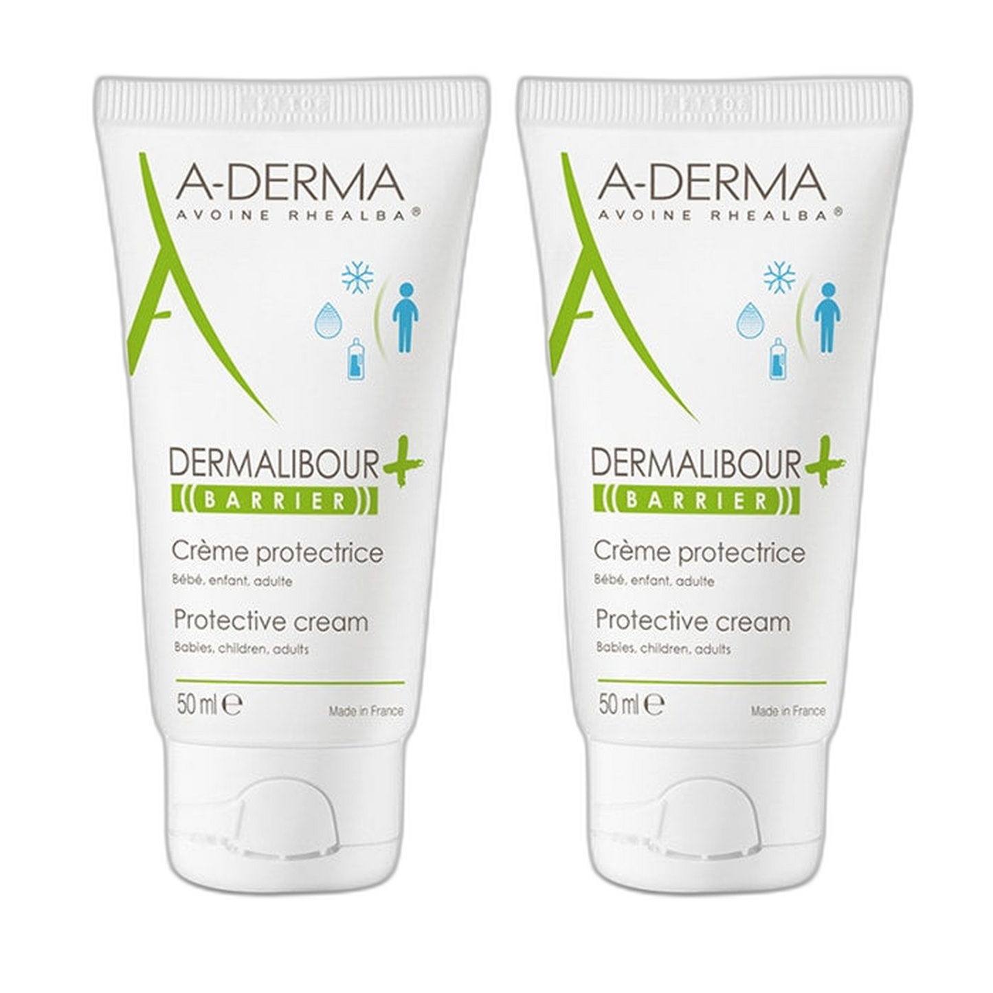 【A-DERMA】더말리부르+ 보호 장벽 크림 50 mL <1.7 fl oz> 2개 세트