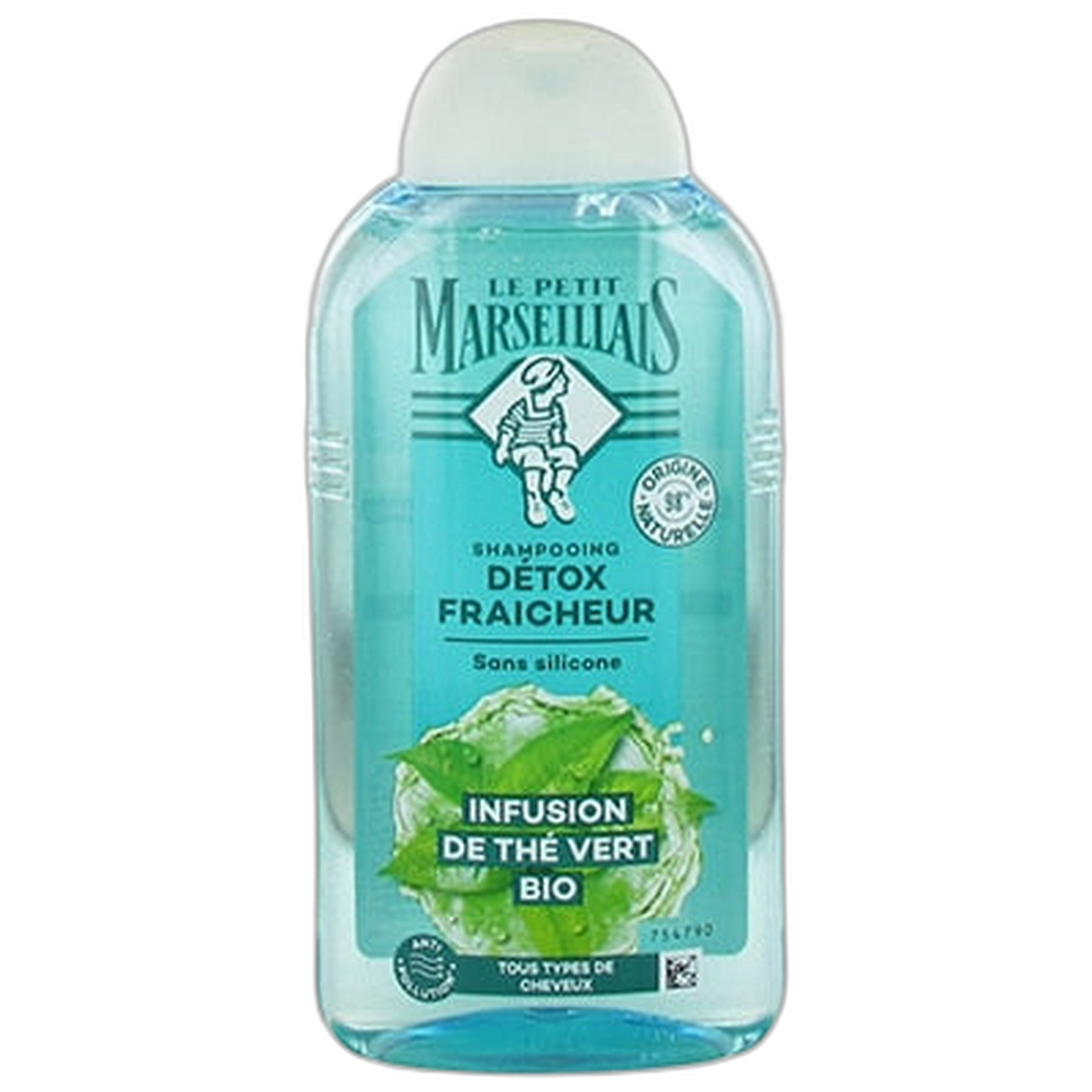 【Le Petit Marseillais】排毒清新洗髮精 綠茶萃取 250 mL <8.5 fl oz>