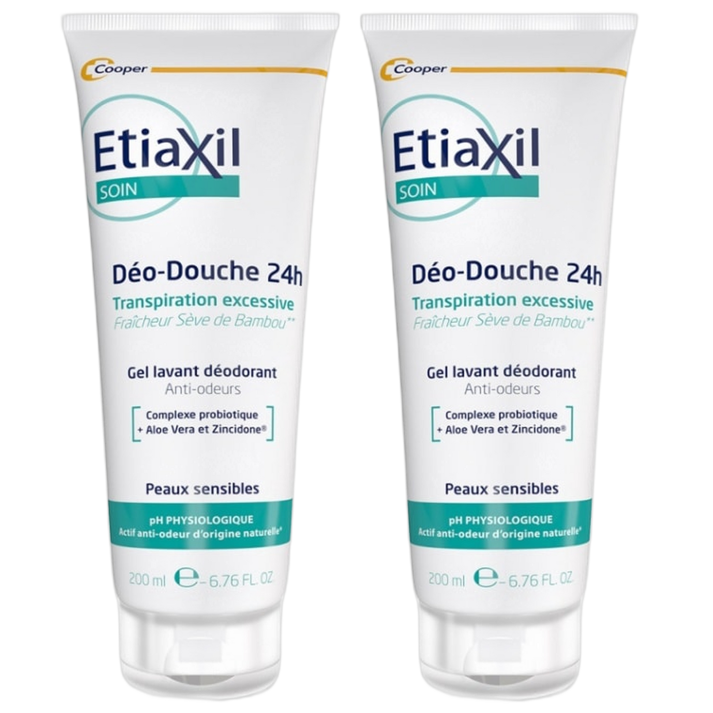 【Etiaxil】SOIN DEO-DOUCHE 24H 200ml <6.8 fl oz> 2pc