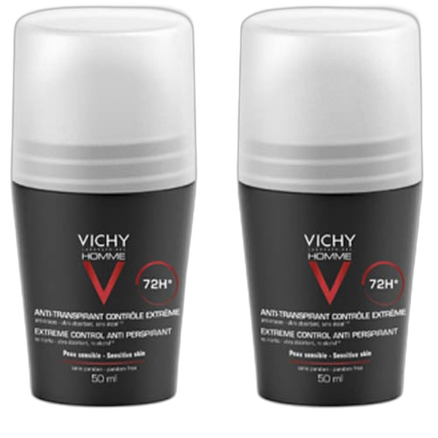 【Vichy】옴므 컨트롤 익스트림 데오도란트 듀오 50 mL <1.7 fl oz> 2개 세트