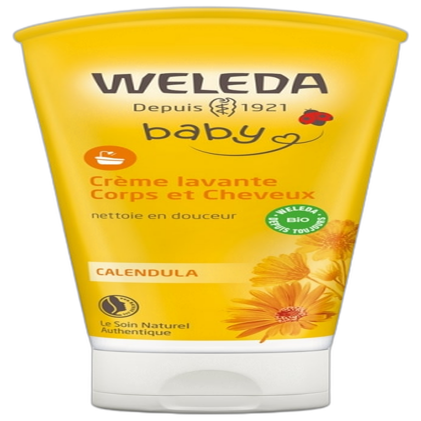 【Weleda】ウェレダ ベビー ボディ&ヘア クレンジングクリーム カレンデュラ配合 200 mL <6.8 fl oz>