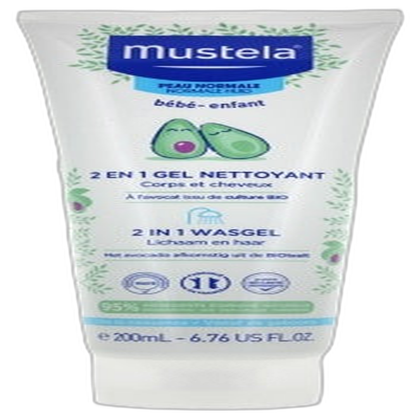 【Mustela】2合1洁面凝胶(普通皮肤)200 mL <6.8 fl oz>