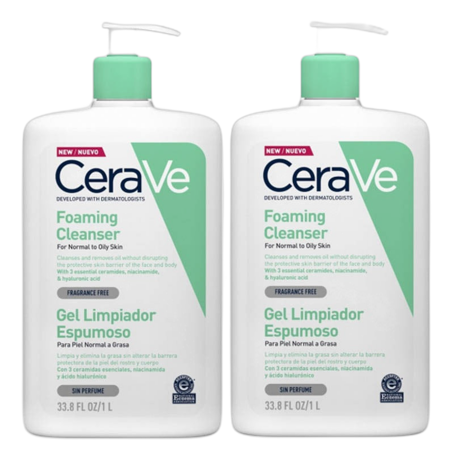 【CeraVe】FOAMING CLEANSER 473ml 2pcs <15.99 fl oz>