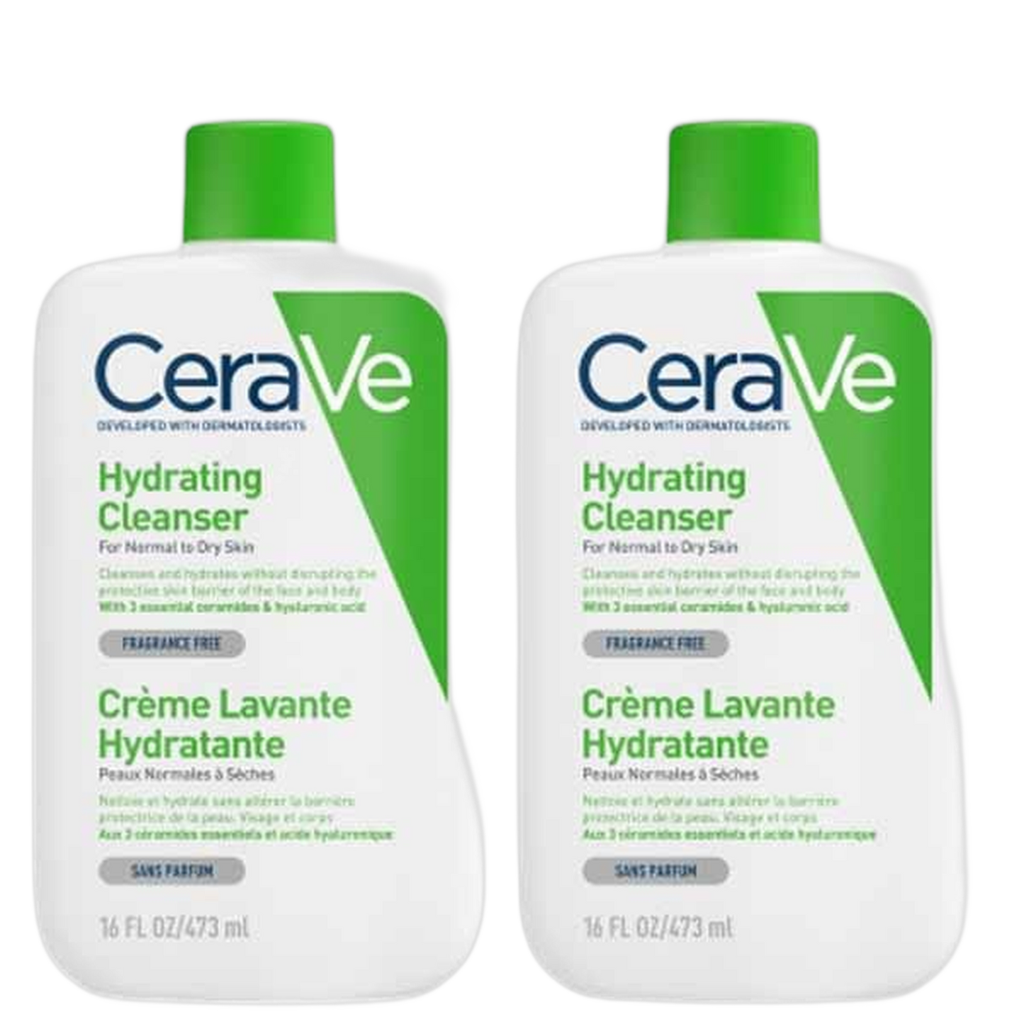 【CeraVe】 HYDRATING CLEANSER 473ml <15.99 fl oz> 2pc
