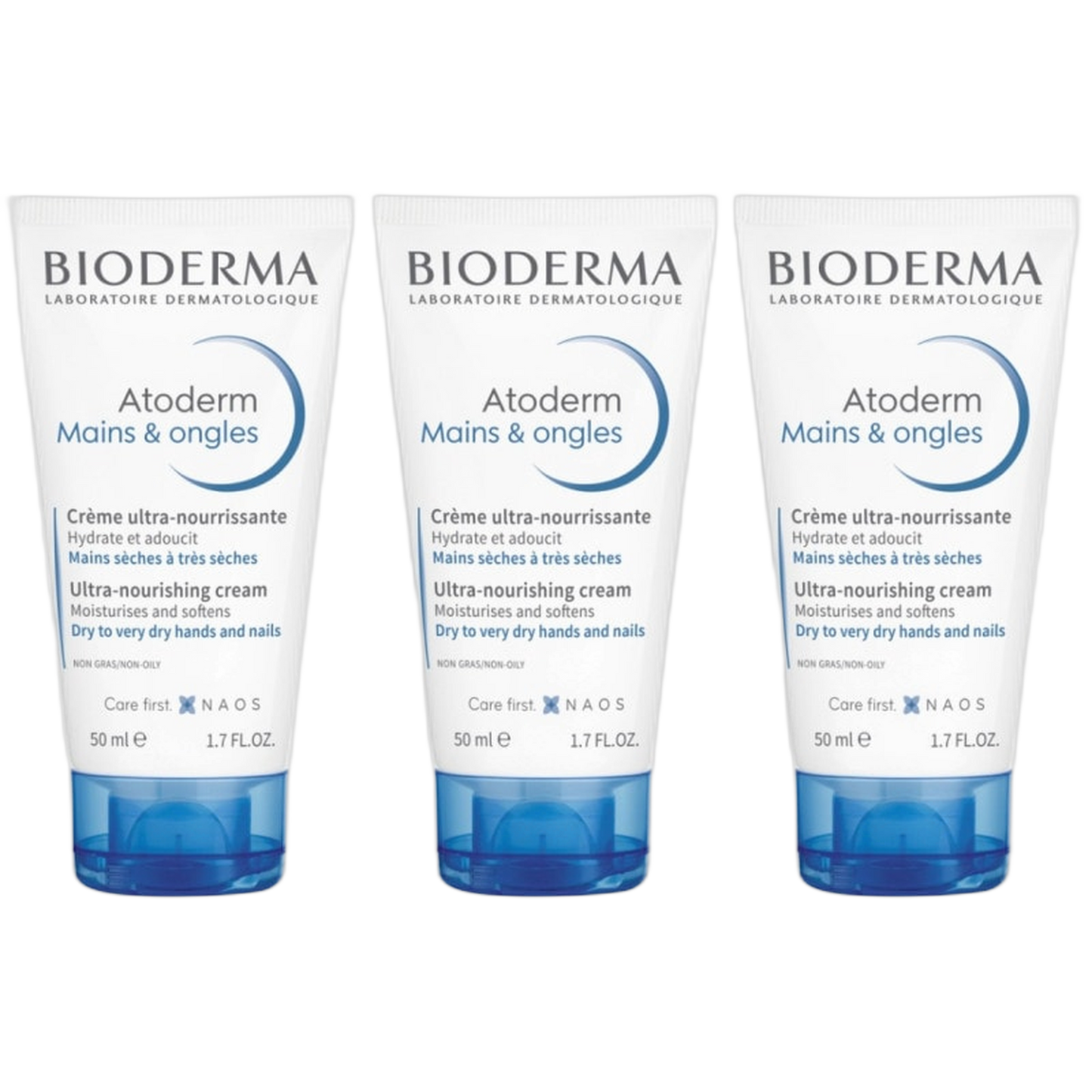 【BIODERMA】ATODERM CREME MAINS 50ml <1.7 fl oz> 3pc