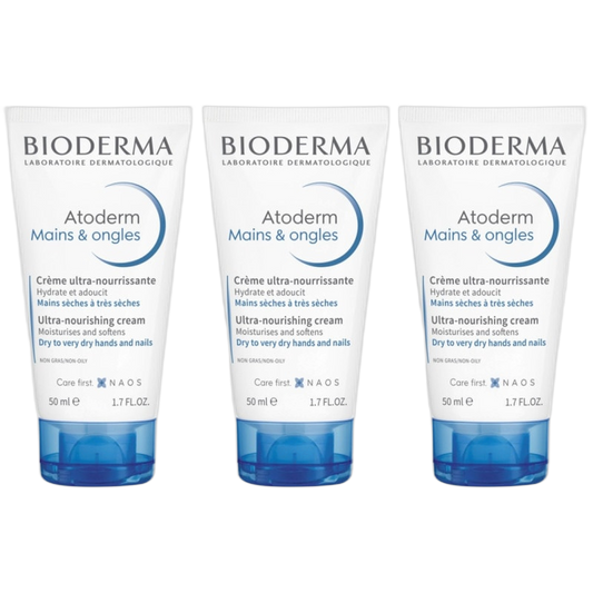 【贝德玛】ATODERM 手部霜 50ml <1.7 fl oz> 3件装