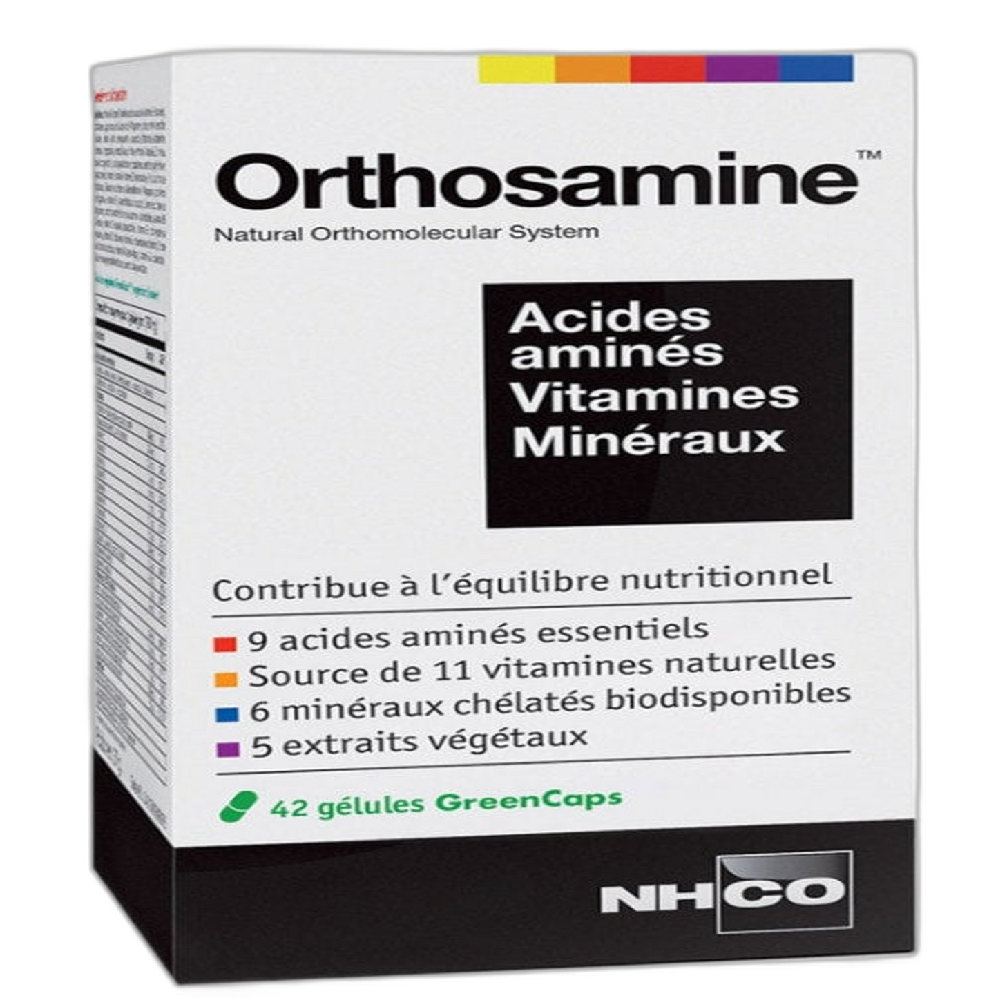 【NHCO】Orthosamine Amino Acids/Vitamins Minerals 42 Capsules