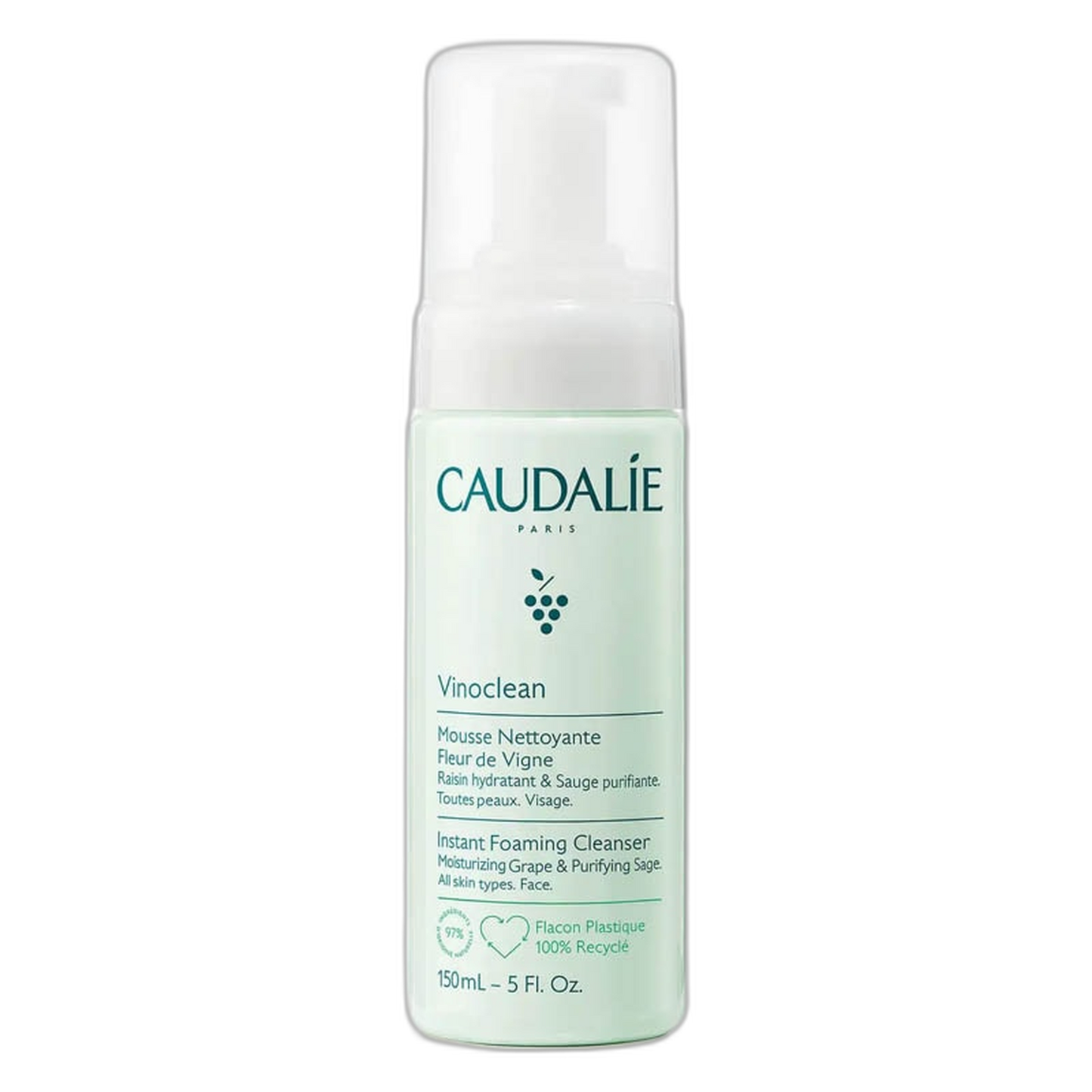 【Caudalie】Fleur De Vigne Cleansing Mousse 50 mL <1.7 fl oz>