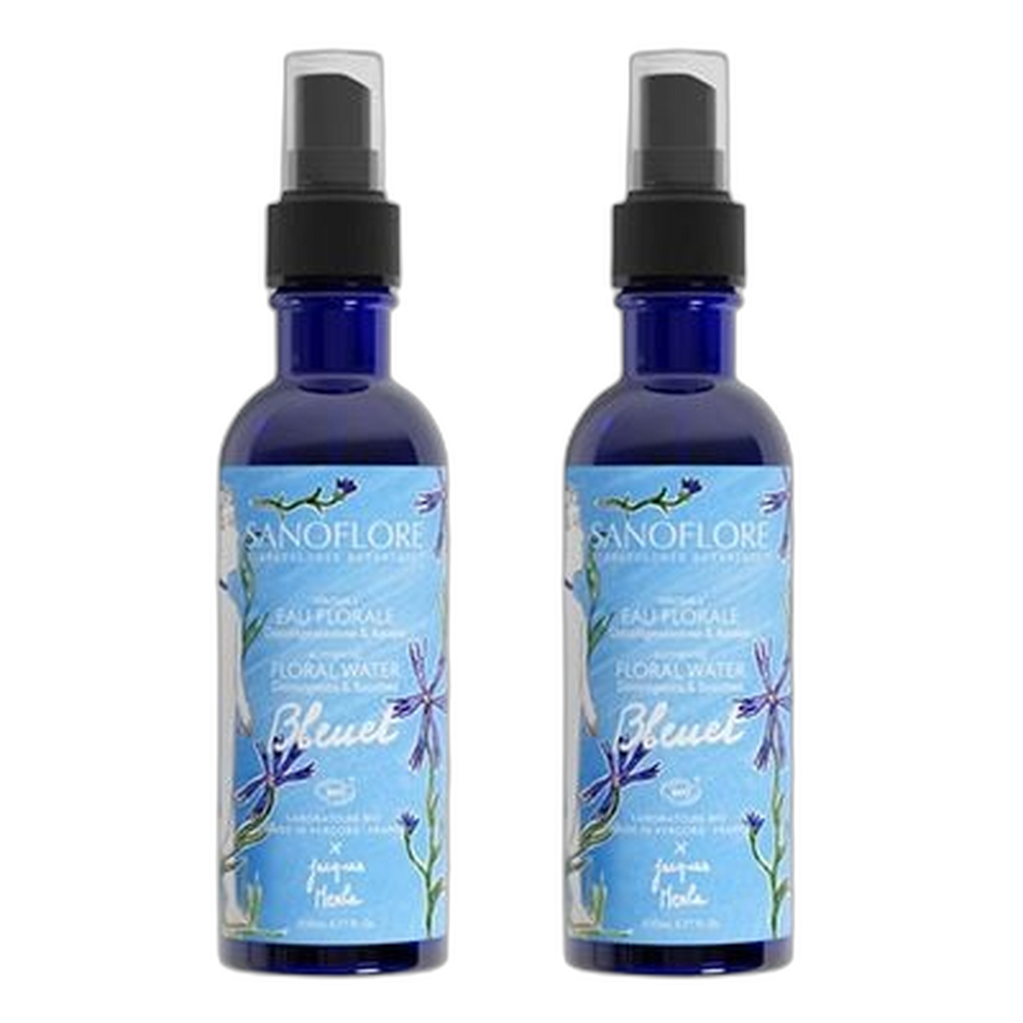【Sanoflore】有机花水矢车菊 200 mL <6.8 fl oz> 2件套装