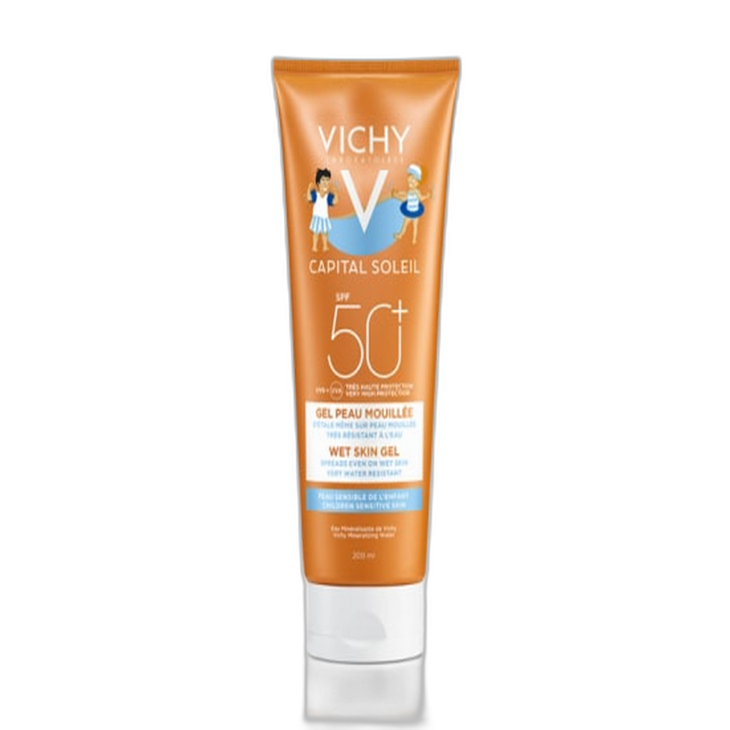 【Vichy】資本陽光濕肌兒童防曬凝膠 SPF50+ 200 mL <6.8 fl oz>