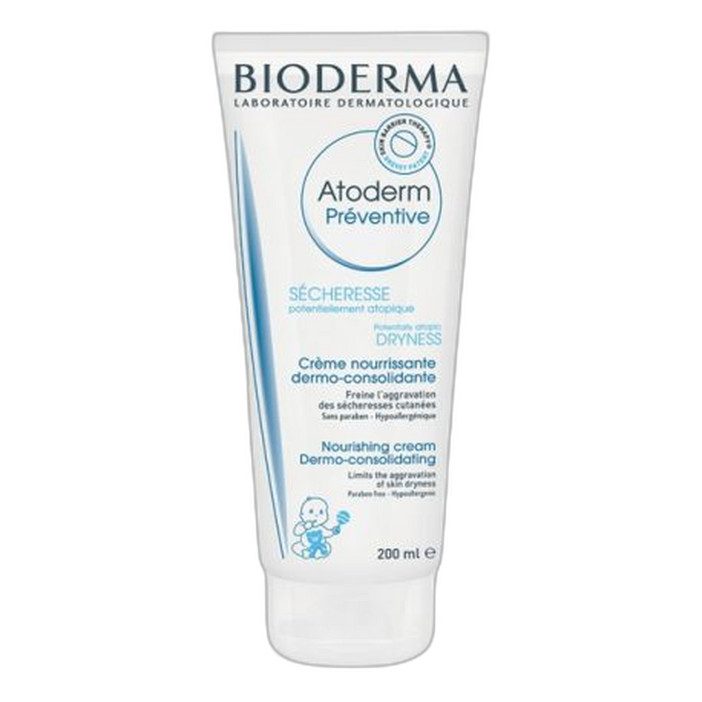 【Bioderma】Atoderm 預防性潤膚乳 200 mL <6.8 fl oz>
