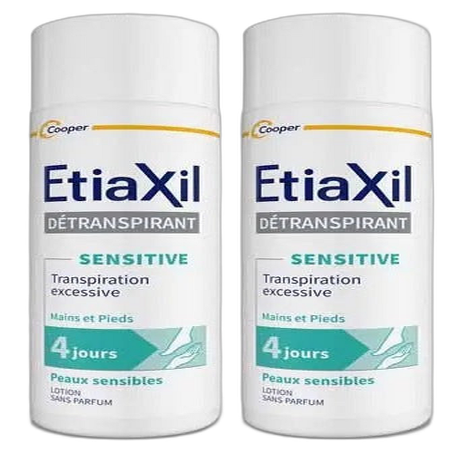 【Etiaxil】敏感肌用ハンド&フット用制汗治療ローション 100 mL <3.4 fl oz> 2個セット