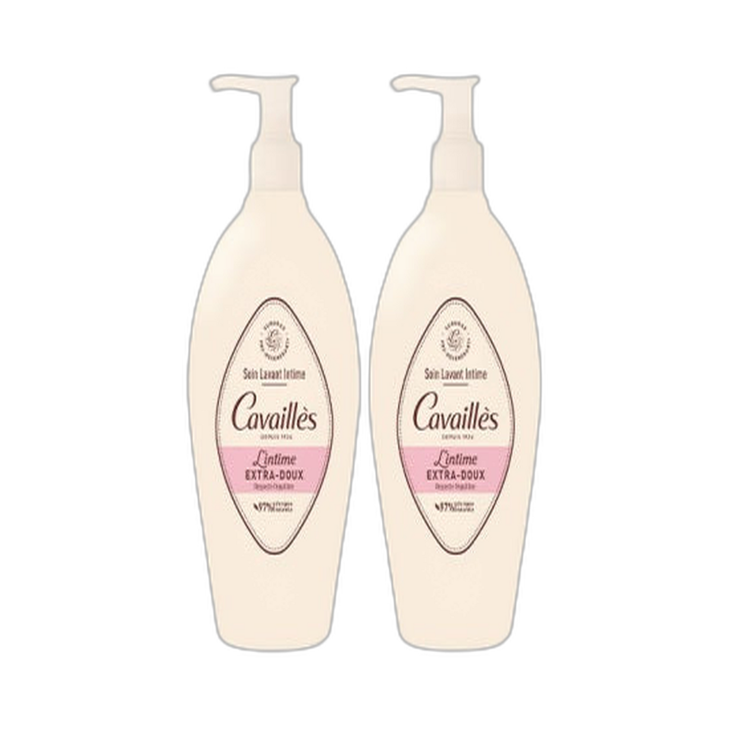【Rogé Cavaillès】칼렌듈라 함유 엑스트라 젠틀 데일리 인티밋 워시 250 mL <8.5 fl oz> 2개 세트