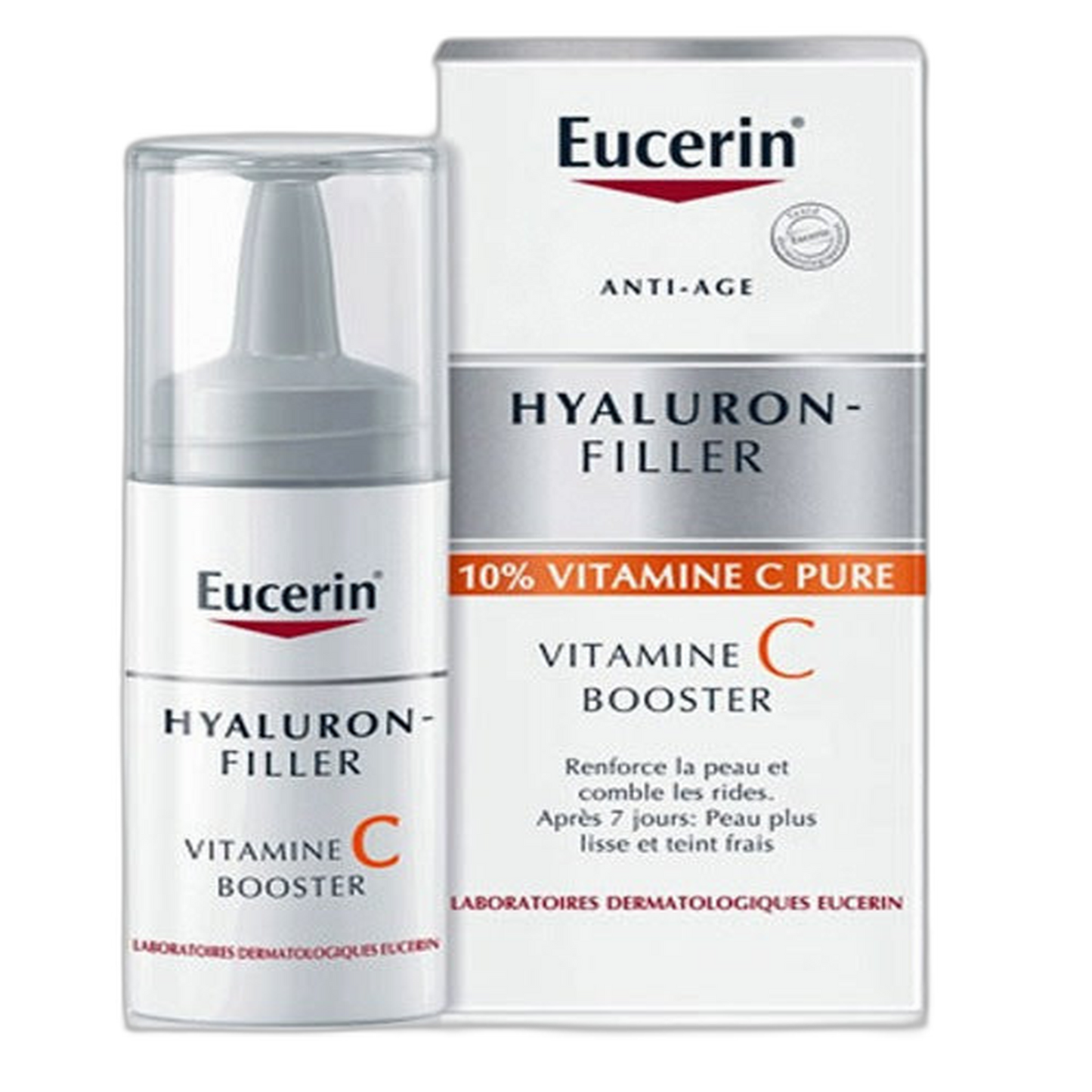 【Eucerin】透明質酸填充劑 +3倍效果精華維他命C增強劑 8 mL <0.3 fl oz>