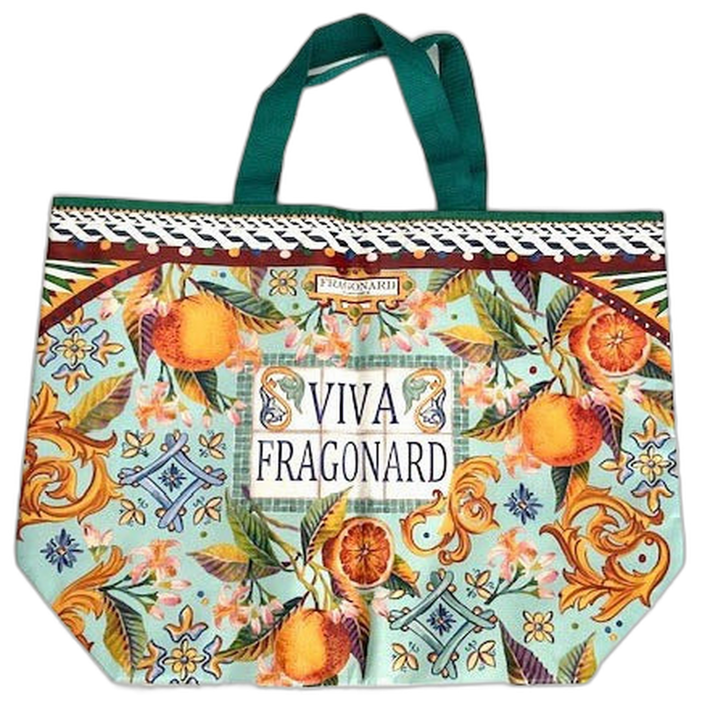 【Fragonard】Vinyl Shopping Bag “Vive Fragonard” 55 × 43 cm