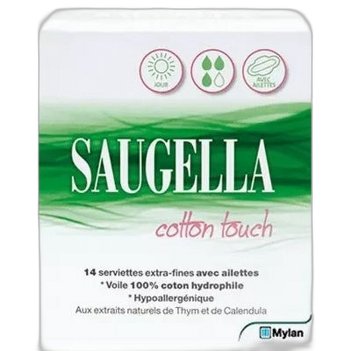 【Saugella】棉感超薄日用护垫 14片