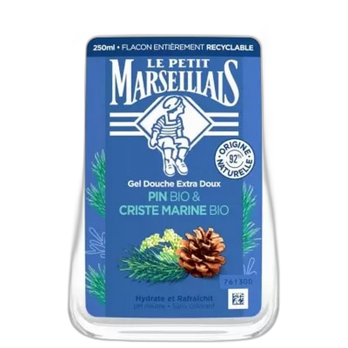 【Le Petit Marseillais】特柔沐浴露 松樹有機成分與海藻 250 mL <8.5 fl oz>