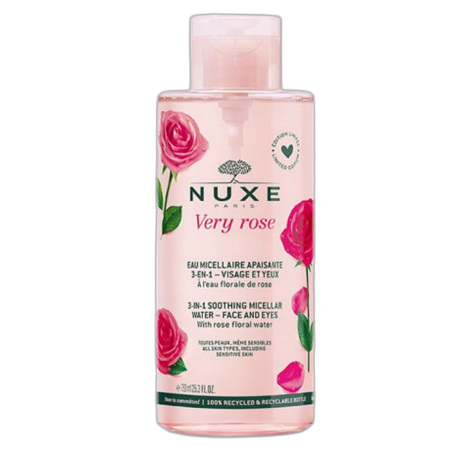【NUXE】ヴェリー ローズ スージング ミセラー ウォーター 3イン1 全肌タイプ用 750 mL <25.4 fl oz>