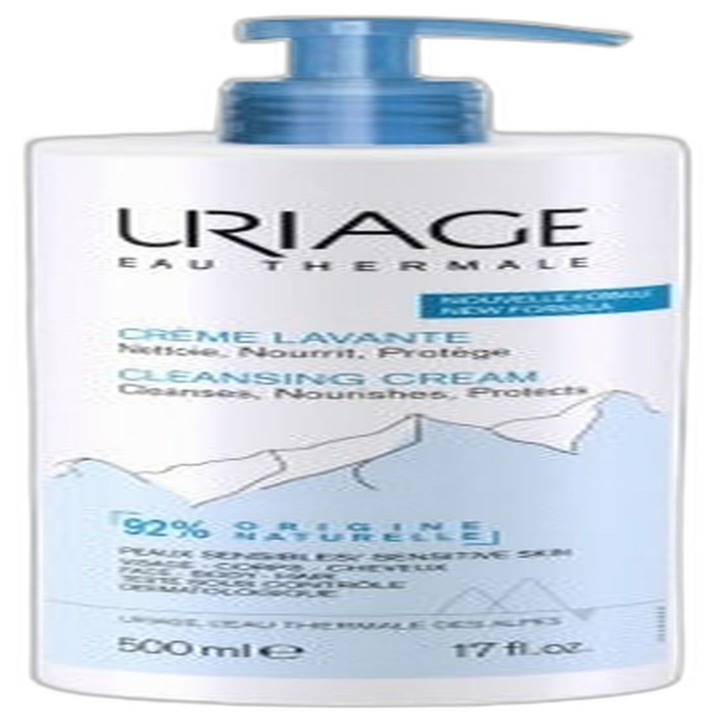 【Uriage】敏感肌・デリケート肌用クレンジングクリーム 500 mL <16.9 fl oz>