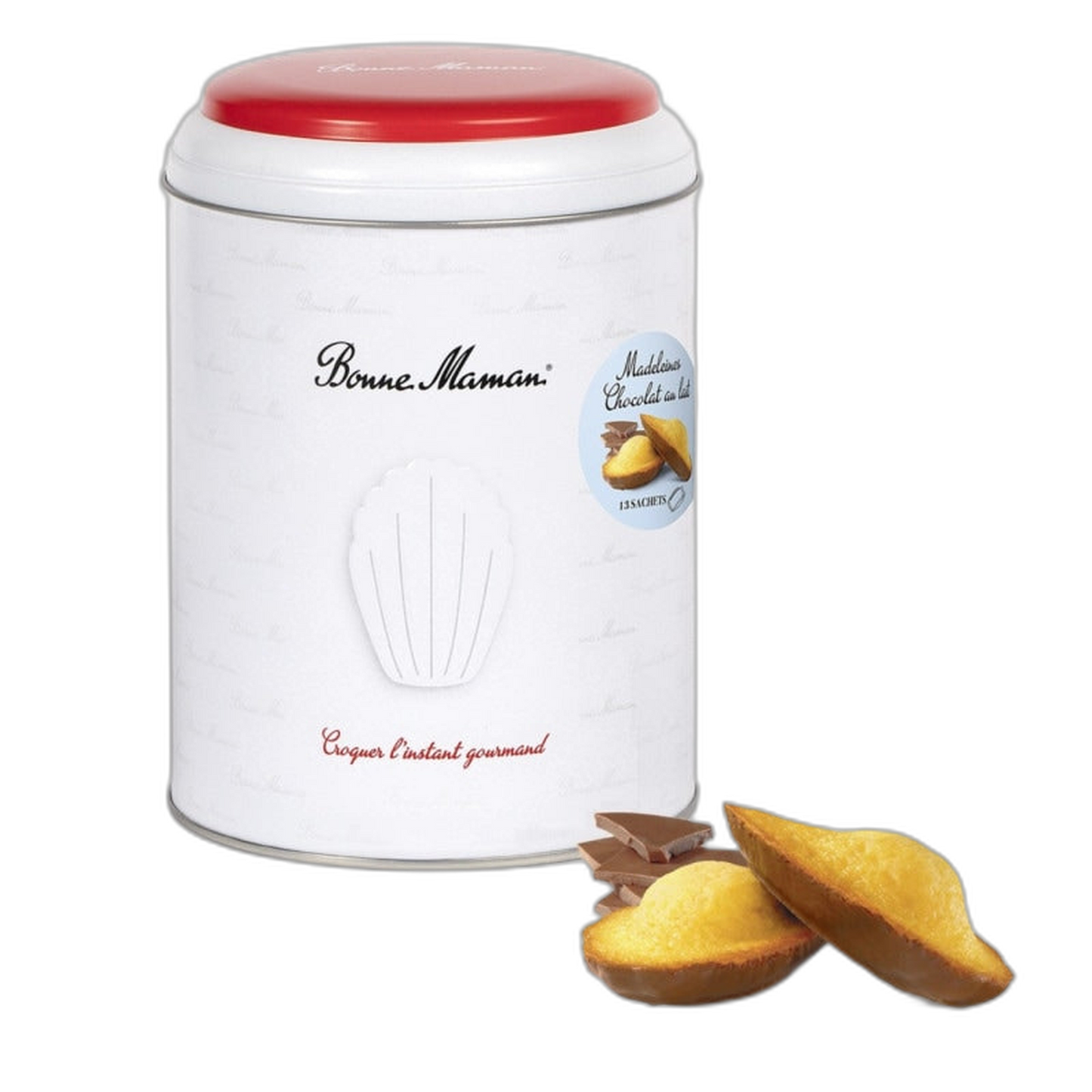 【Bonne Maman】13块牛奶巧克力玛德琳饼干盒装 375g <13.23 oz>