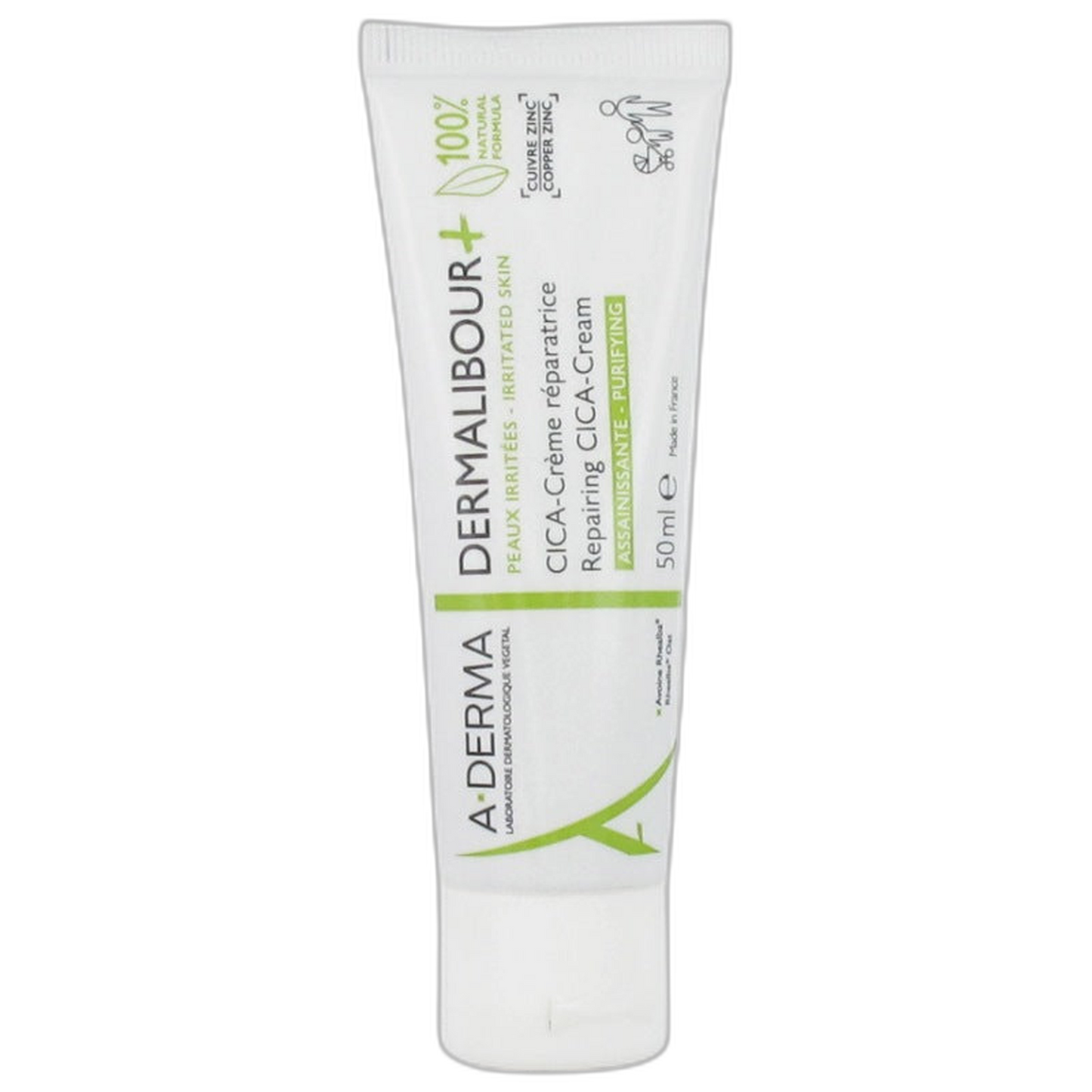 【A-DERMA】ダーマリブール+ シカ修復浄化クリーム 50 mL <1.7 fl oz>