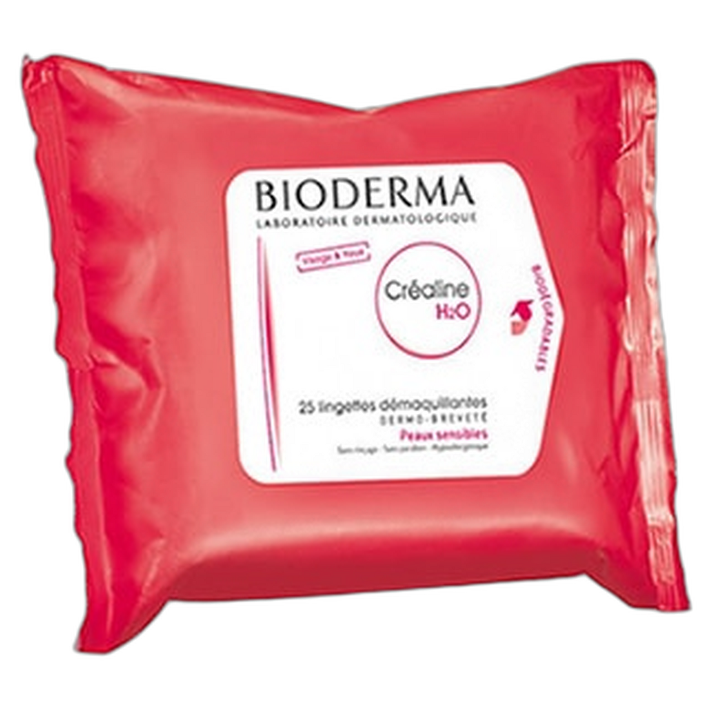 【Bioderma】クレアリン H2O ウェットティッシュ 25 Sheets