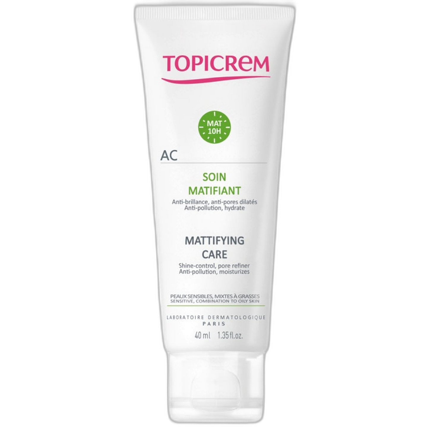【Topicrem】AC 控油保濕乳 40 mL <1.4 fl oz>