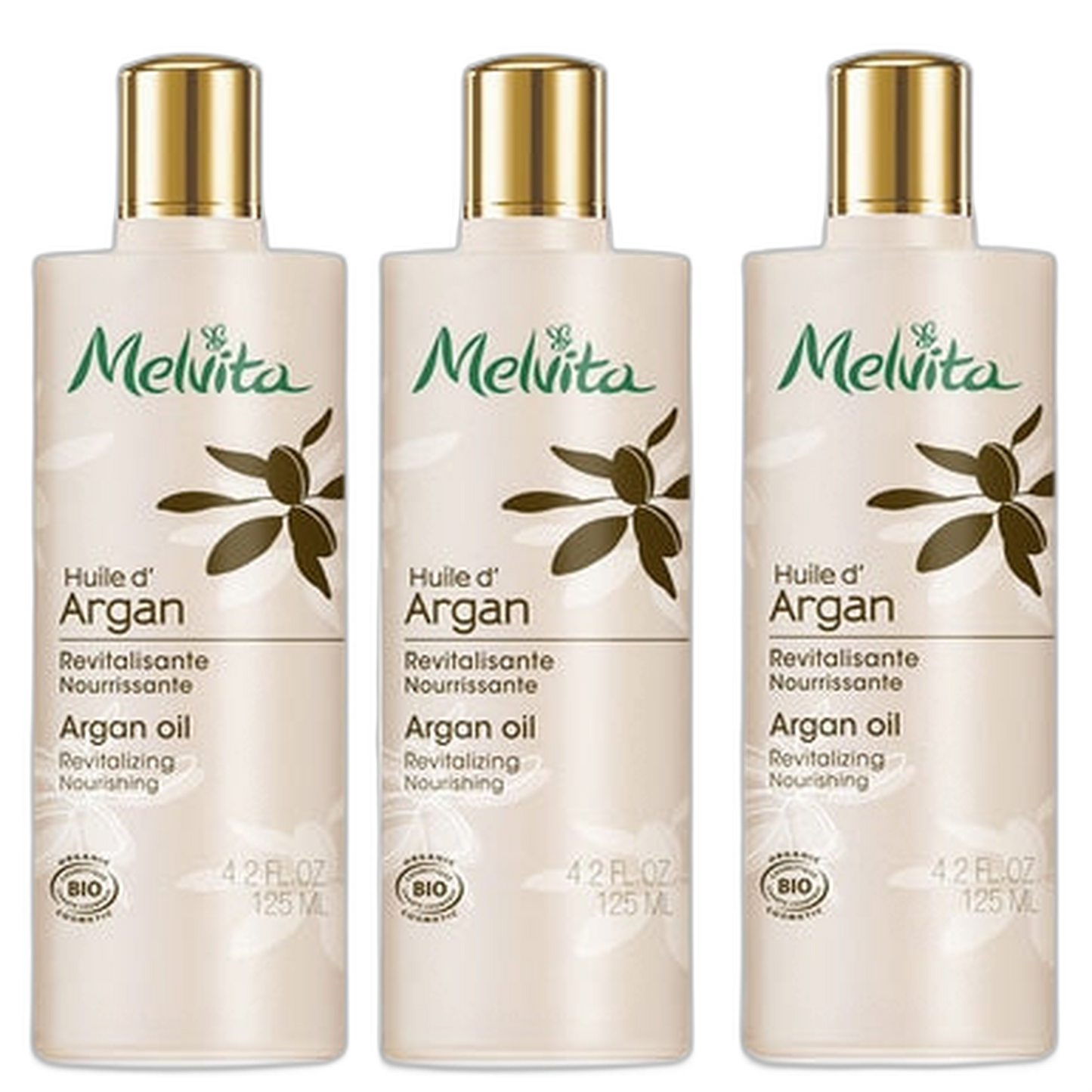 【Melvita】아르간 오일 125 mL <4.2 fl oz> 3개 세트