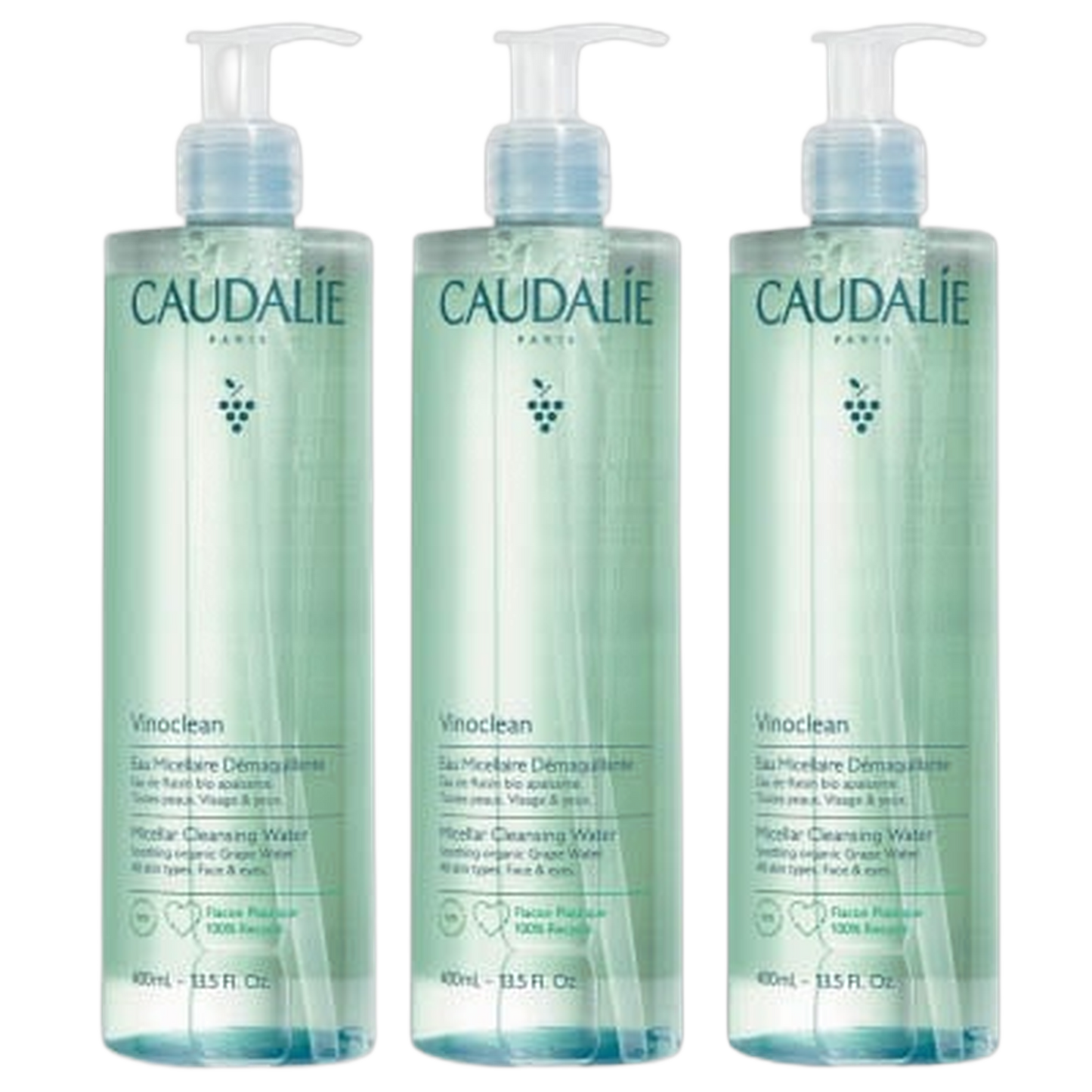 【CAUDALIE】VINOCLEAN EAU MICELLAIRE DEMAQUILLANT 400ml <13.53 fl oz>