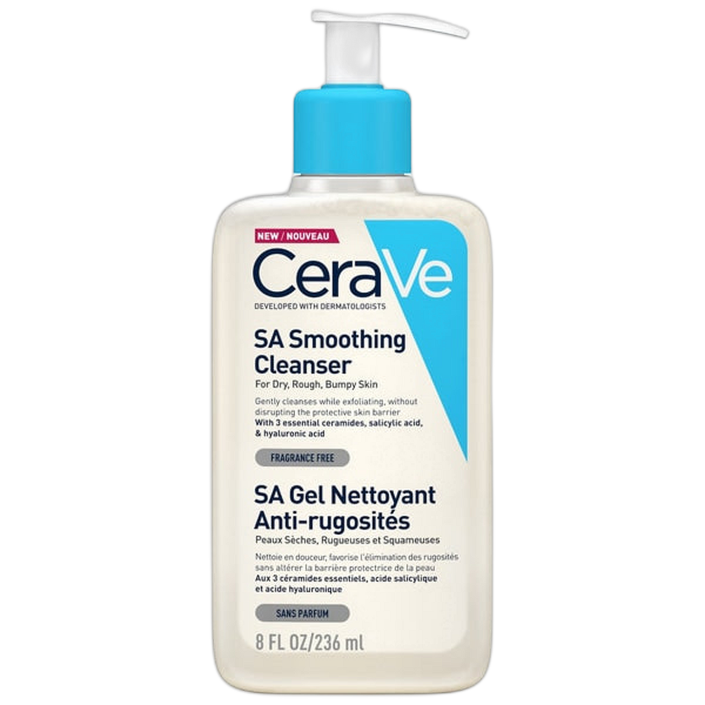 【CeraVe】SA SMOOTHING CLEANSER - 236ml <7.98 fl oz>