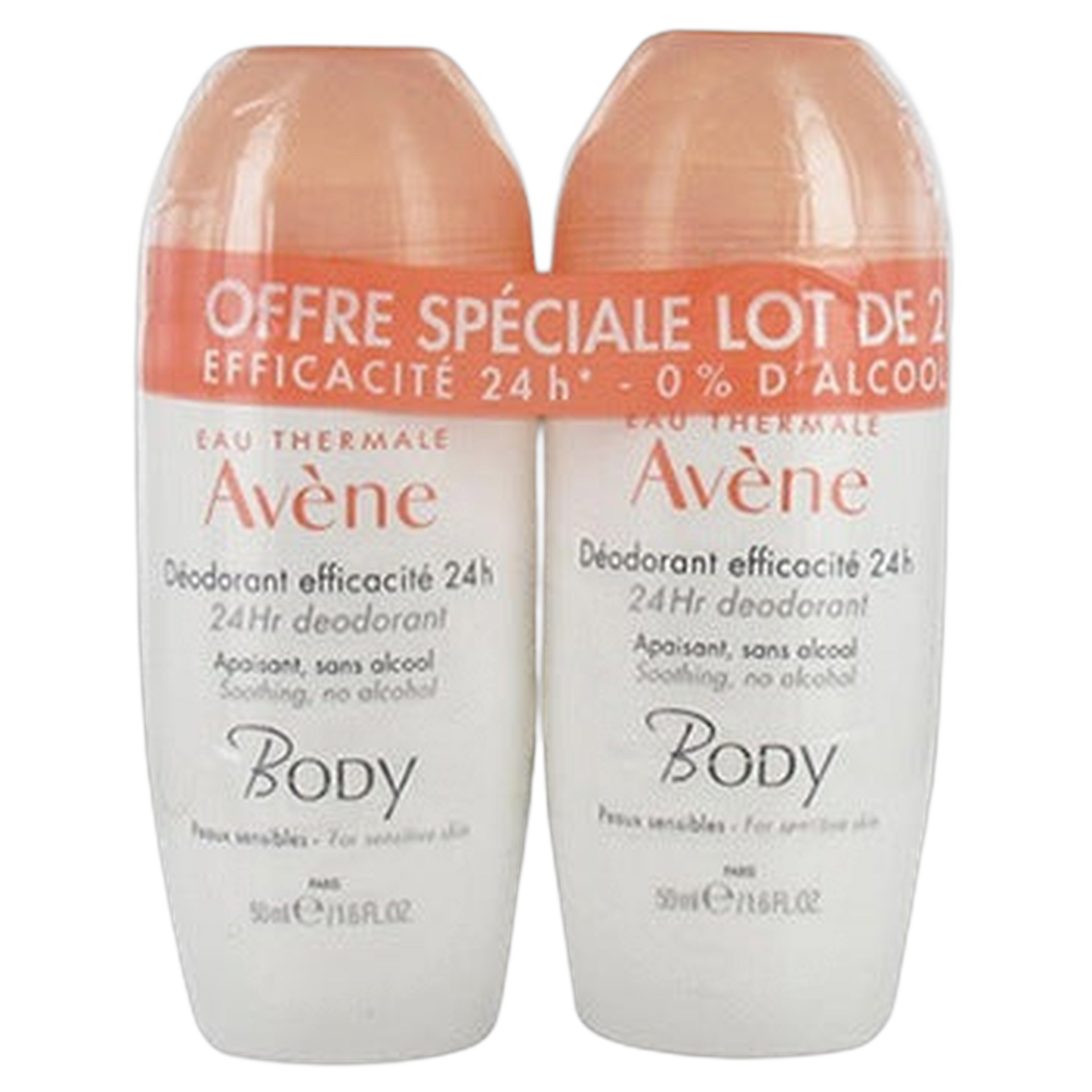 【AVENE】BODY DEODRANT EFFICACITE 24H DUO 50ml <1.69 fl oz> 2pc